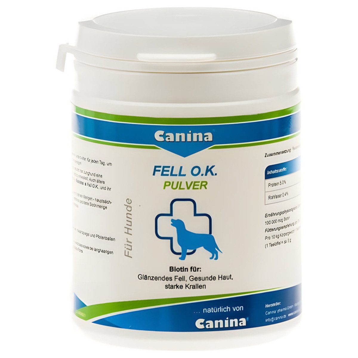 Canina Pharma Fell O.K. Pulver 200 g, Nahrungsergänzungsmittel für: Hund