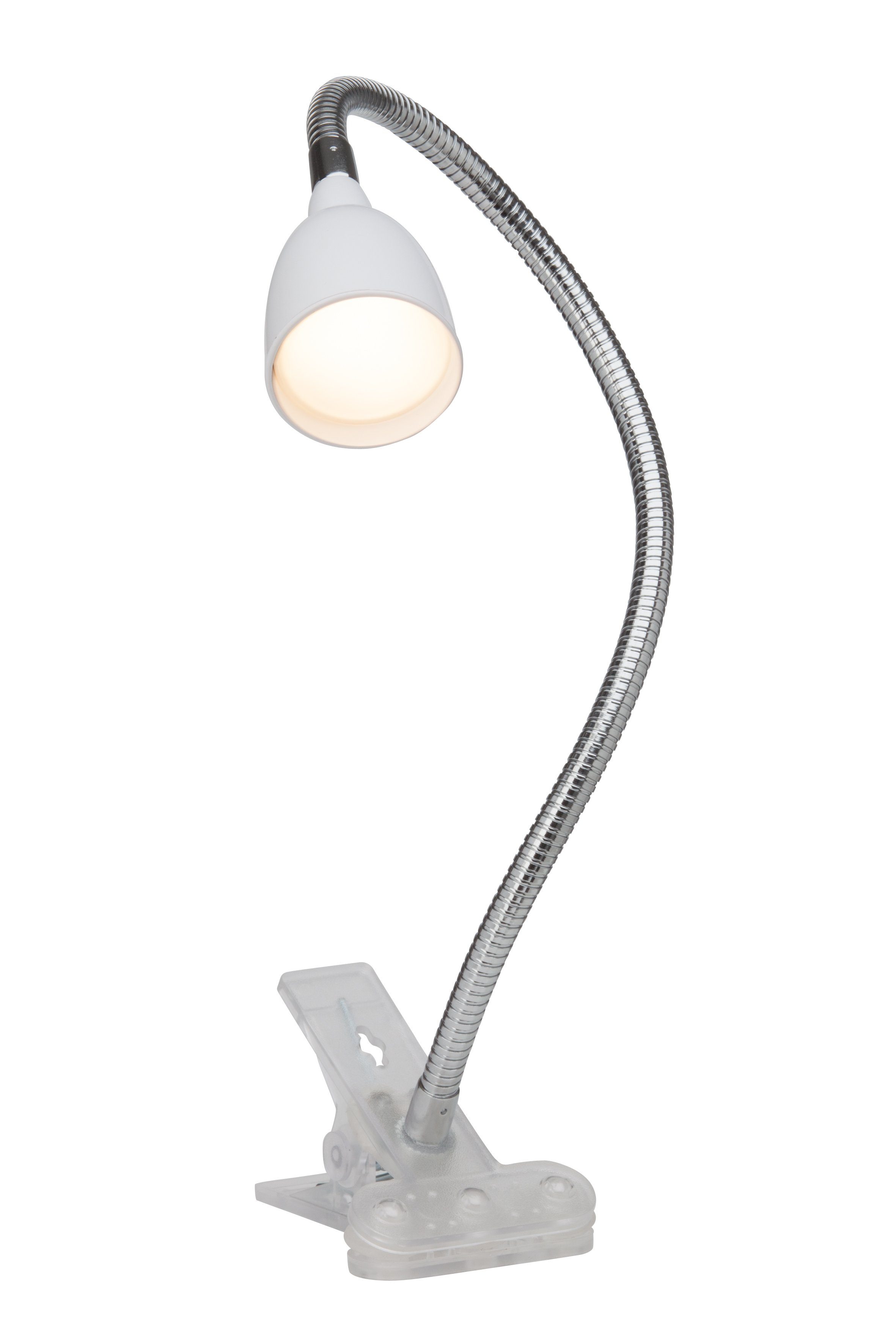 Lightbox LED Schreibtischlampe, max. einstellbar cm 250 Flexarm LED LED fest 38 lm, warmweiß, Schreibtischlampe, Höhe, integriert