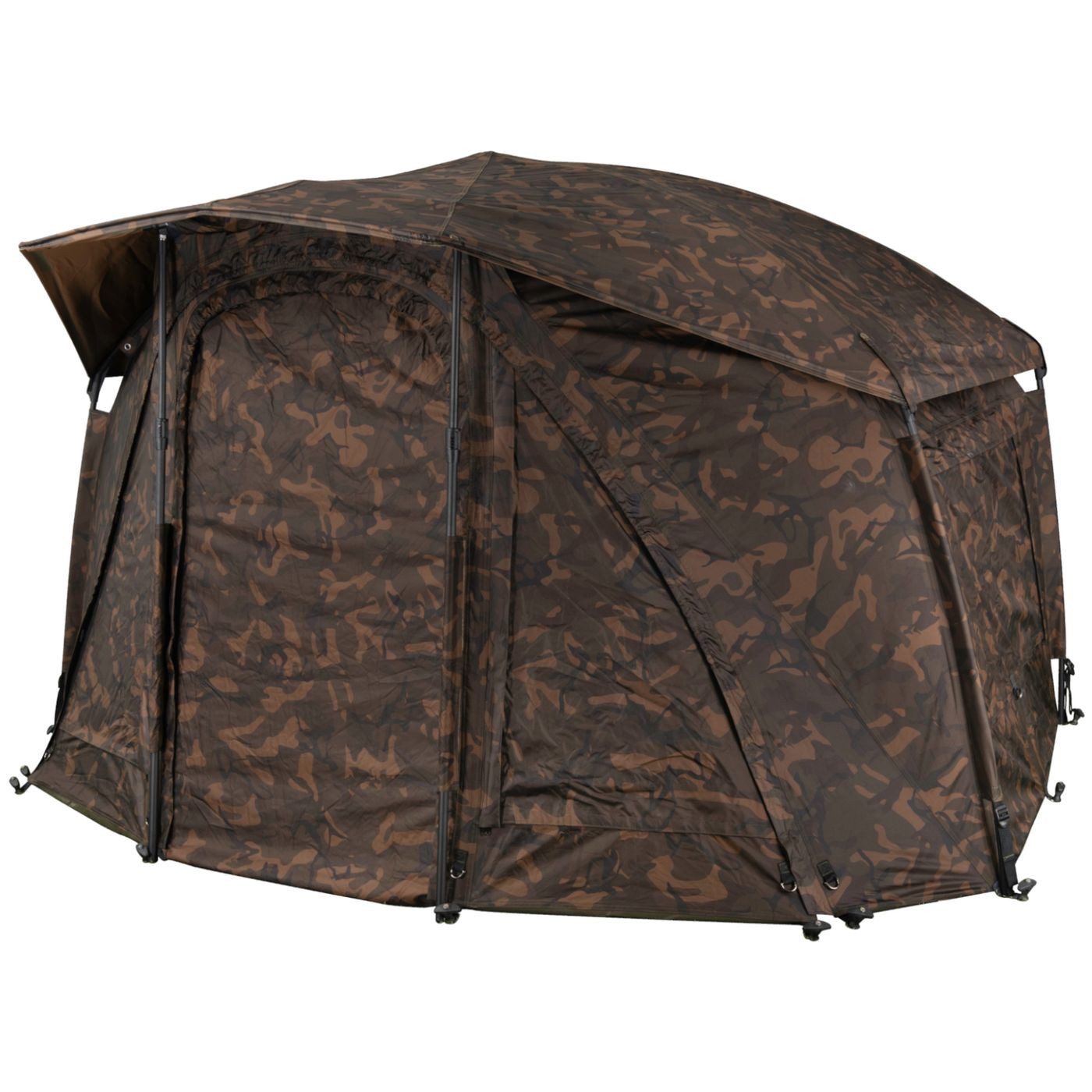 Angelzelt Fox Frontier X Zelt Camo 260x198,5x140cm + Vapour Peak - Karpfenzelt