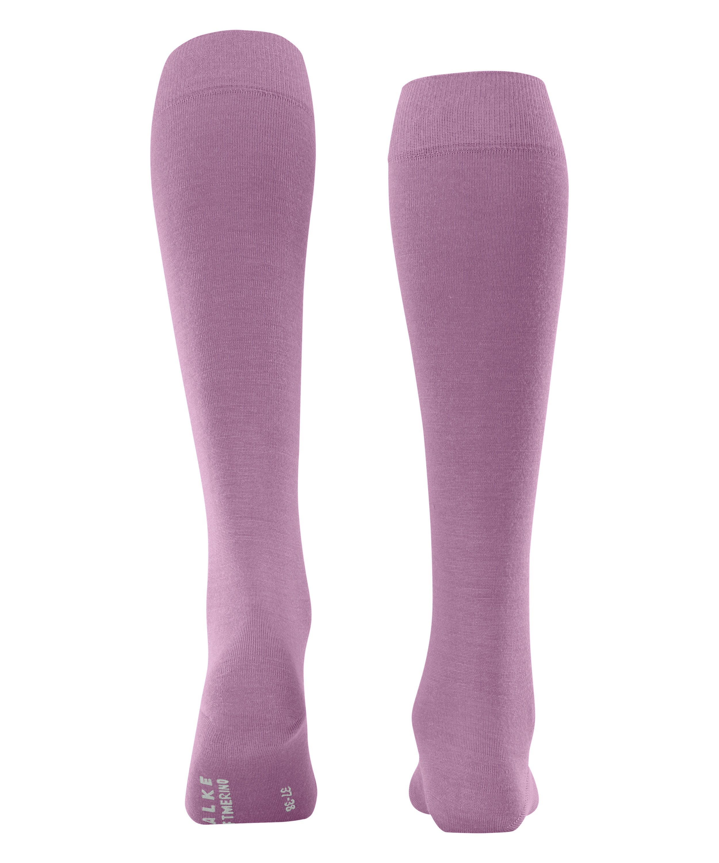 FALKE Kniestrümpfe Softmerino Kniestrümpfe mit wärmender Merinowolle (1-Paar) mit wärmender Merinowolle