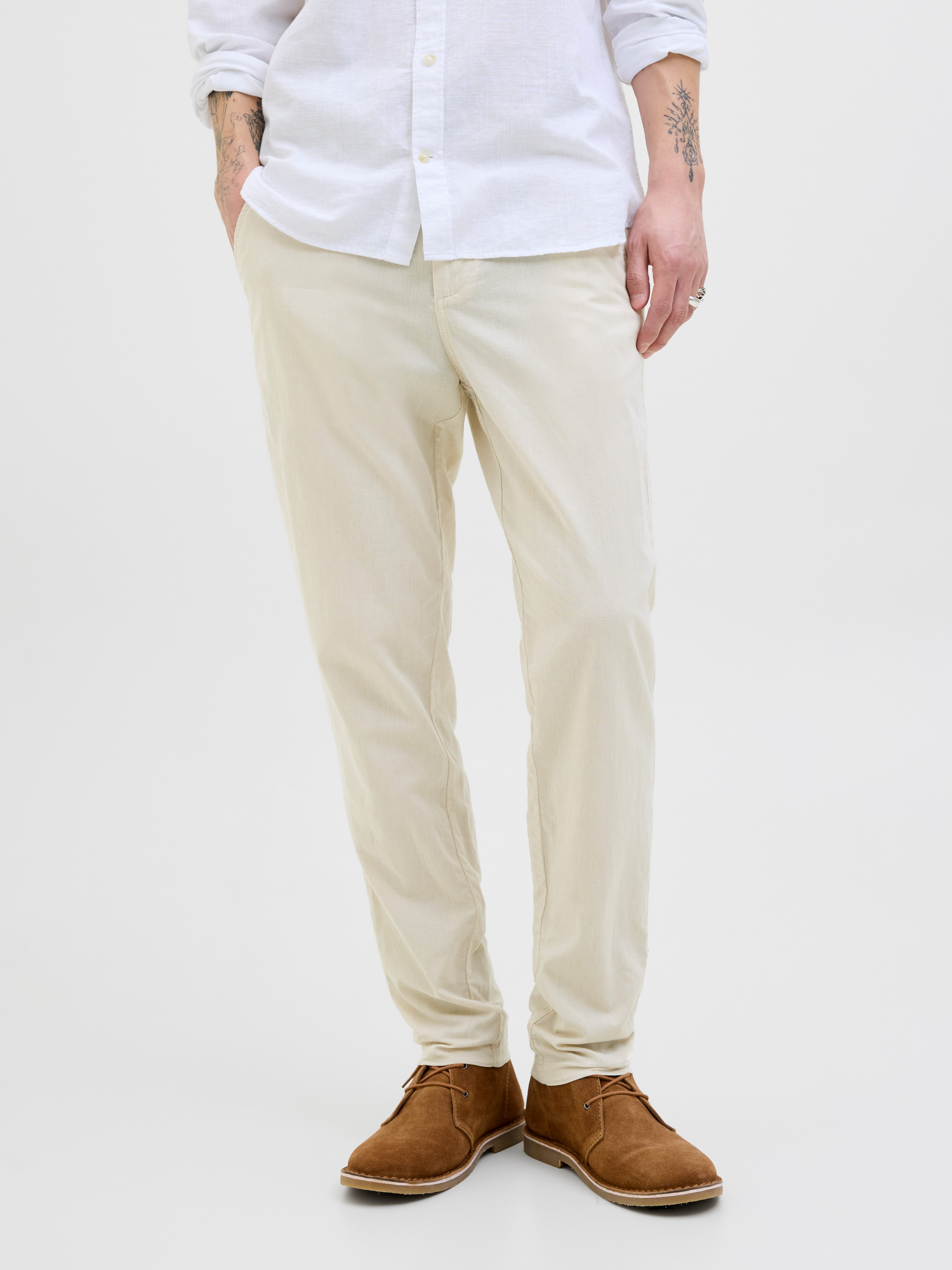 Jack & Jones Chinohose JPSTACE SUMMER CHINO PANT SN mit Reißverschluss
