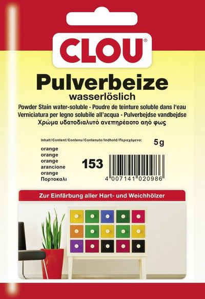 CLOU Holzbeize Clou Pulverbeize 5 g orange