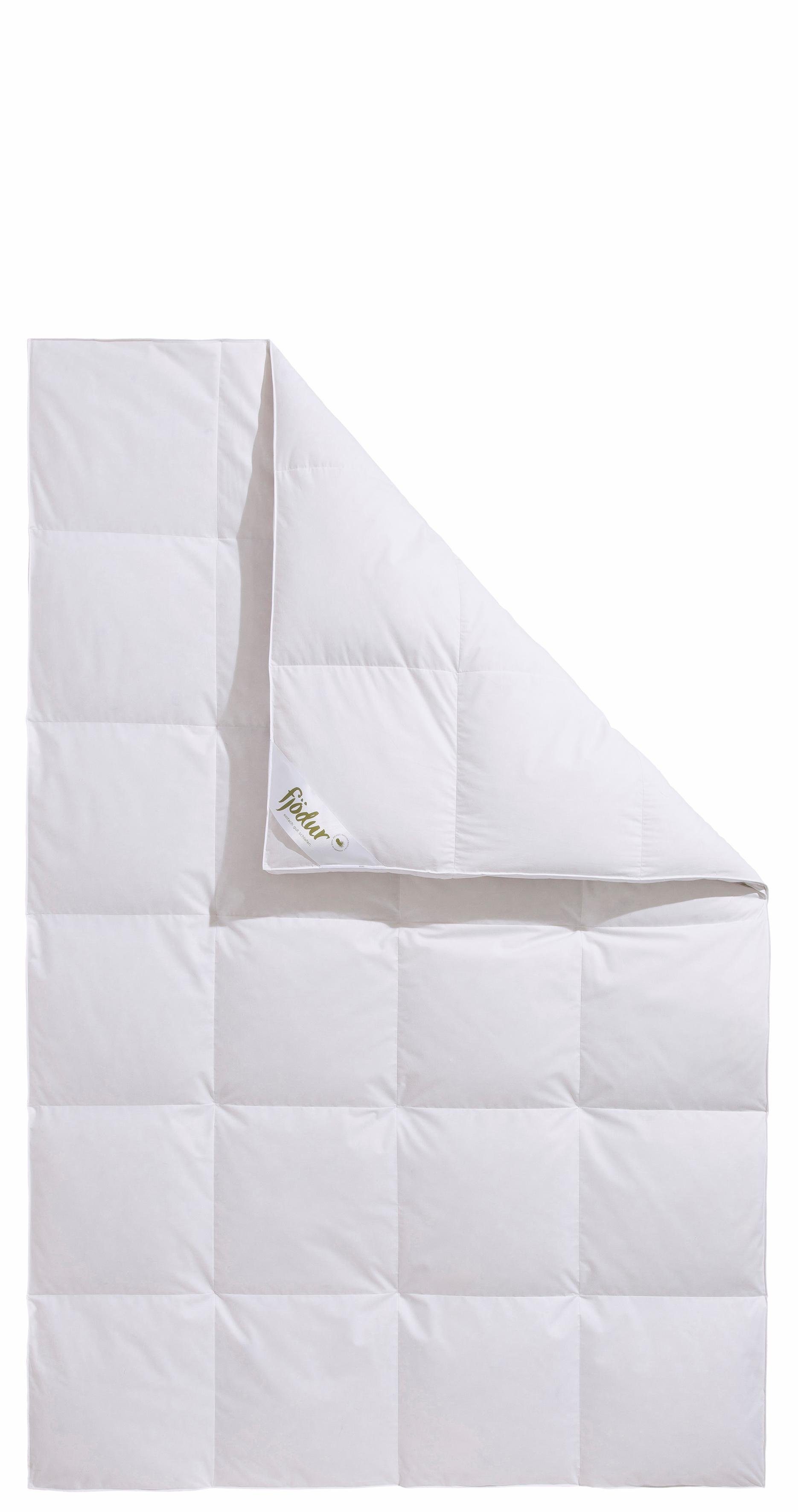 fjödur Federbettdecke Finn, Füllung: 70% Federn, 30% Daunen, Bezug: 100% Baumwolle