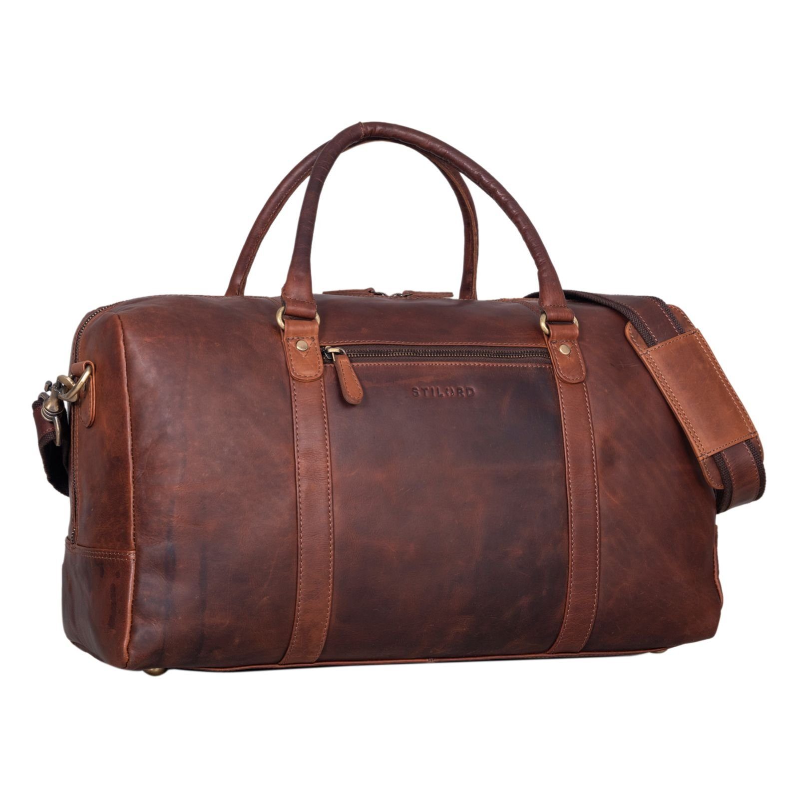 STILORD Weekender "Iska" Vintage Reisetasche Groß Leder - Der stilvolle Reisebegleiter!