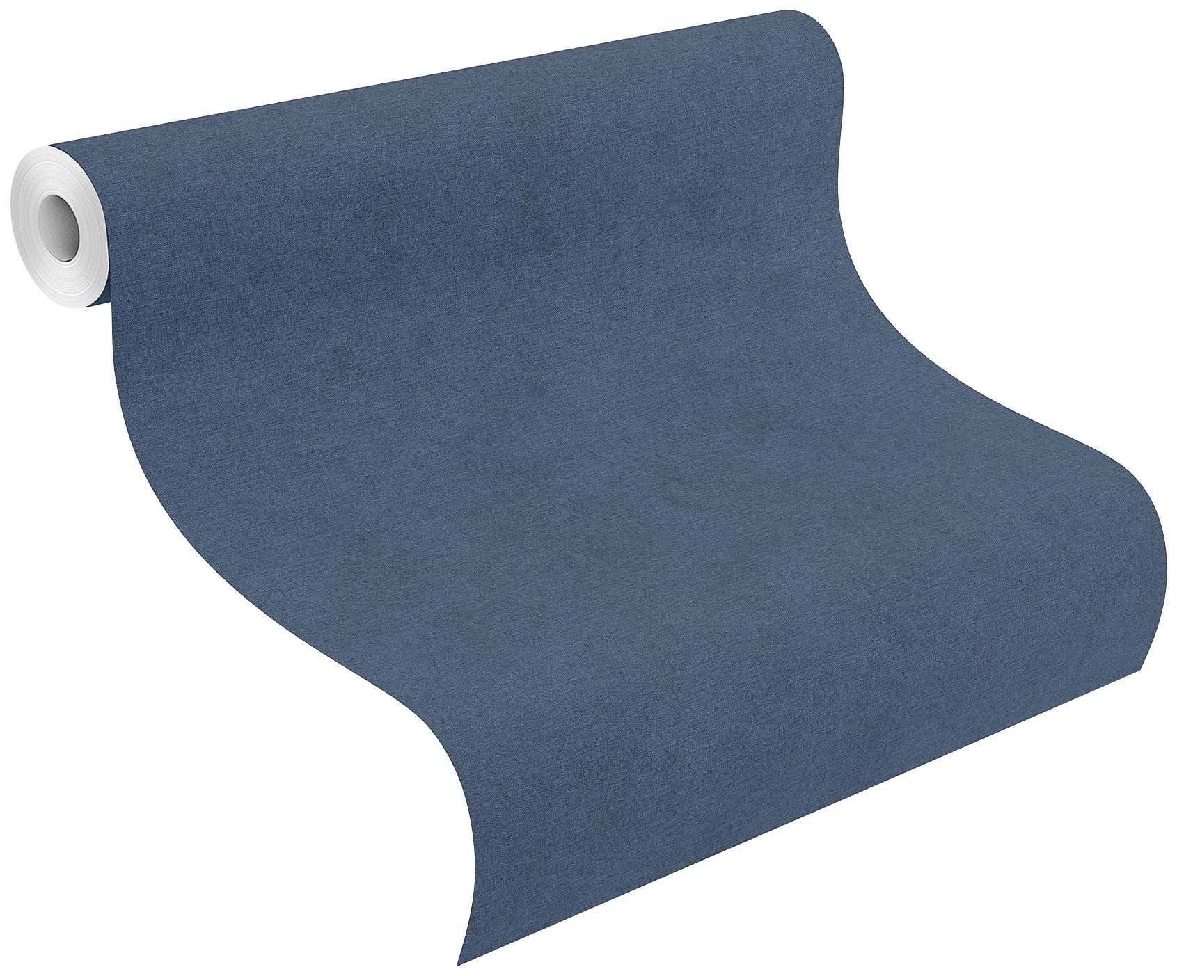 Rasch Vliestapete Kimono, strukturiert, Leinenoptik, einfarbig, uni, (1 St), gut lichtbeständig, hochwaschbeständig