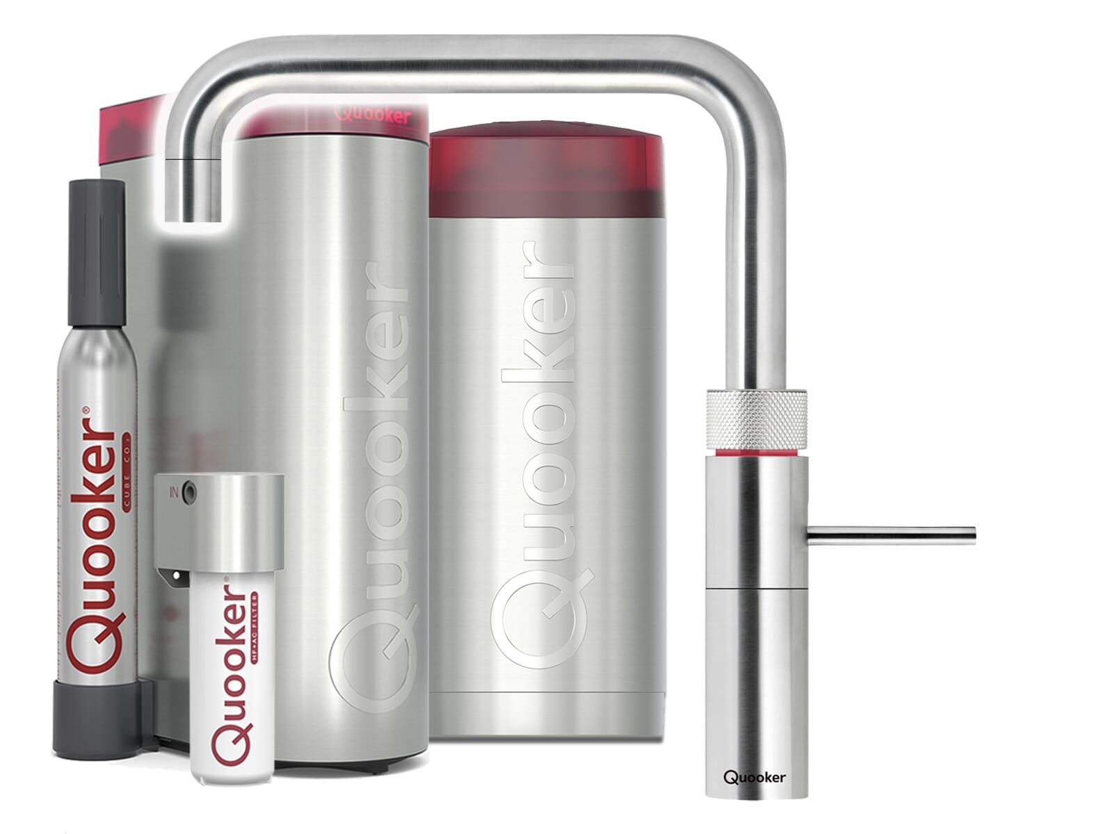 QUOOKER Küchenarmatur (1-St) FNSSSTCOMBICUBECO2
