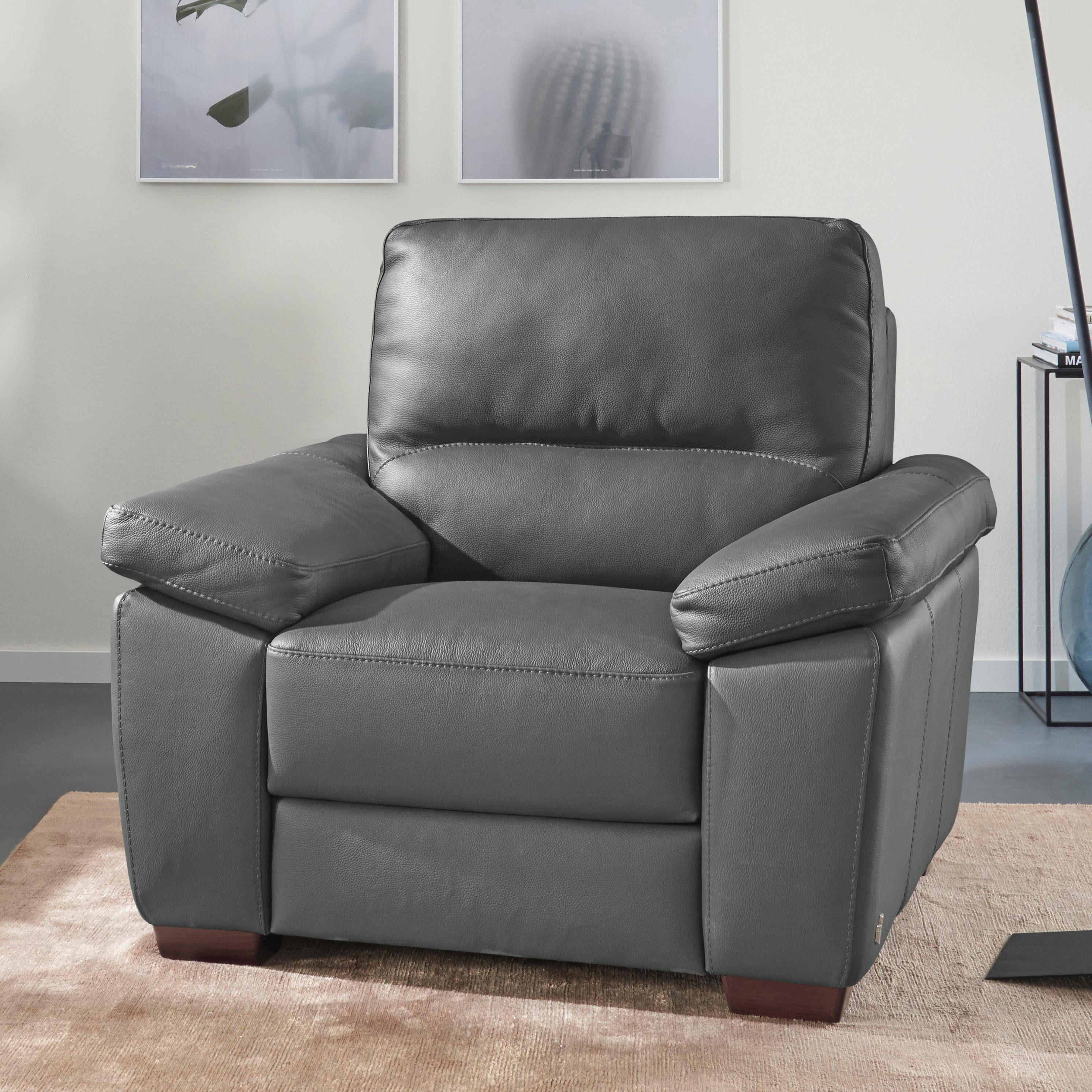 CALIA ITALIA Sessel Gaia, hochwertiger, edler Ledersessel mit erstklassigem günstig online kaufen