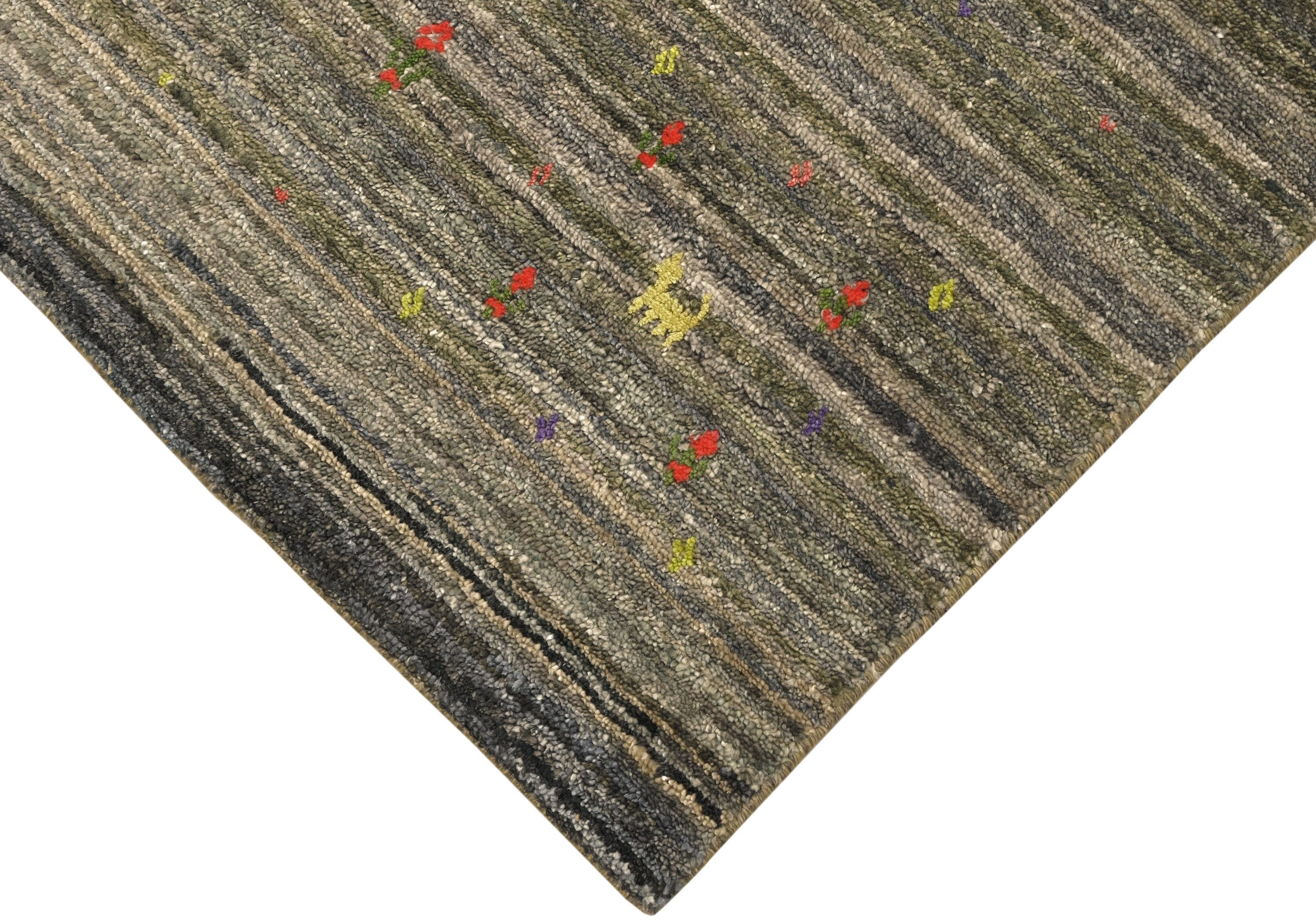 Carpet Avenue Teppich Gabbeh loom Mara 245x180, Rechteck, Höhe: 14 mm