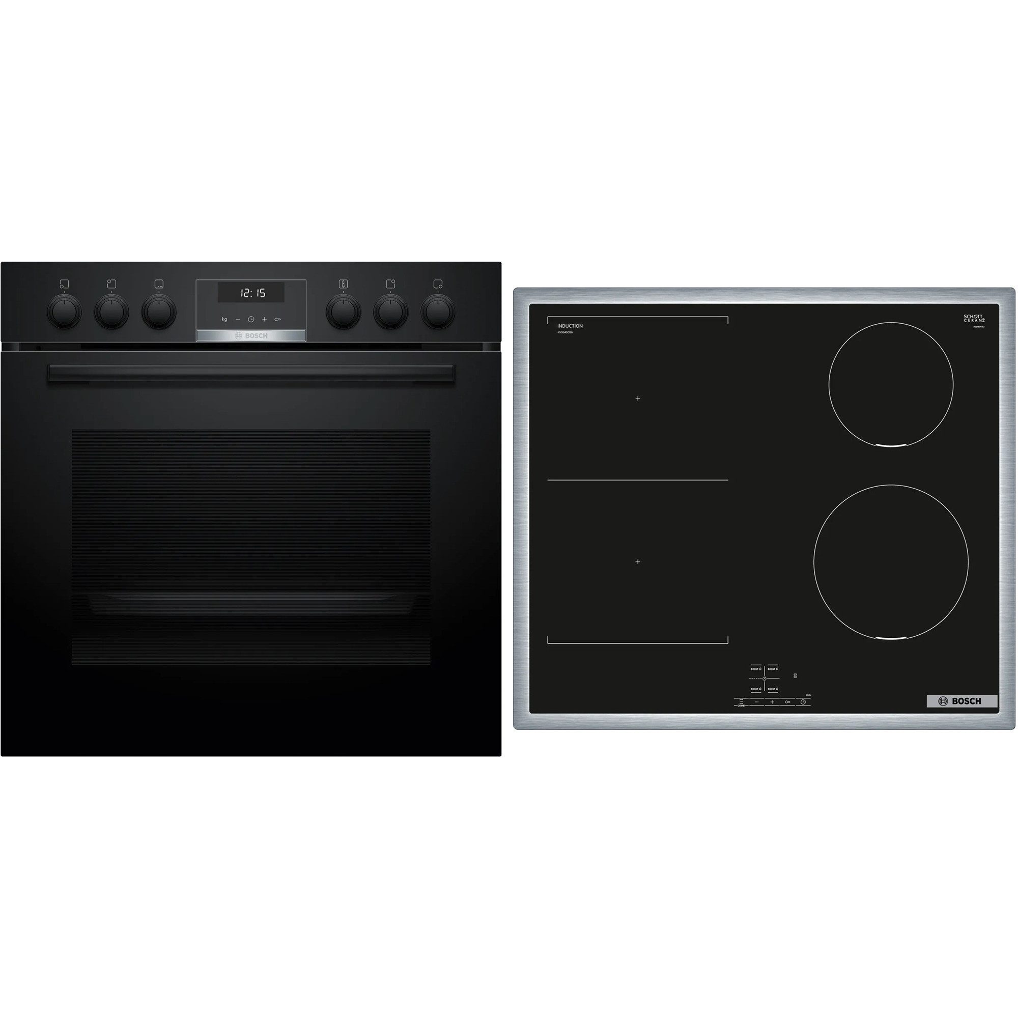 BOSCH Backofen Bosch Home HND616LS68 Serie 6, Herdset
