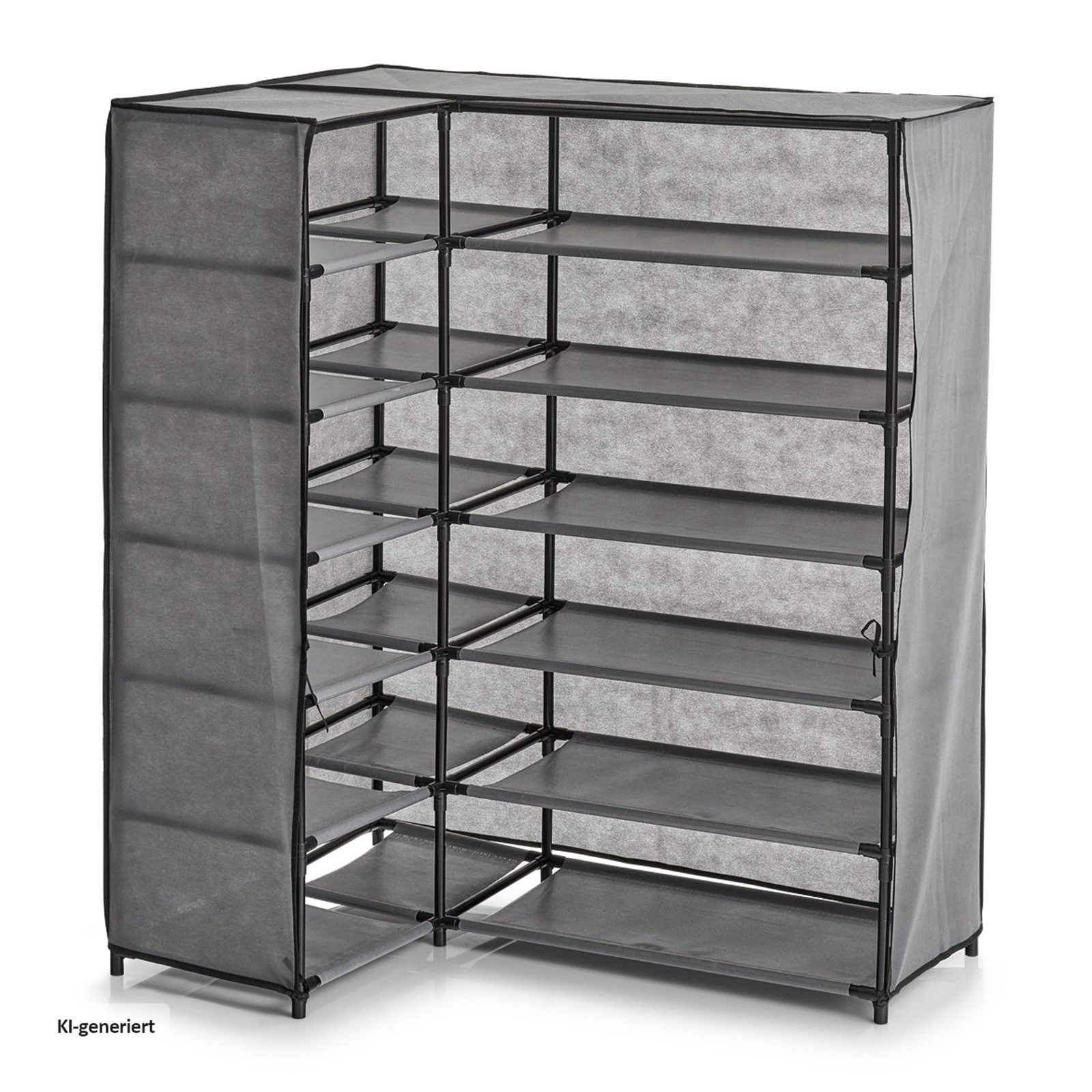 HTI-Living Schuhregal Eckregal Schuhregal, 1 Stück 1-tlg., begehbarer Kleiderschrank – Bild 4 von 5