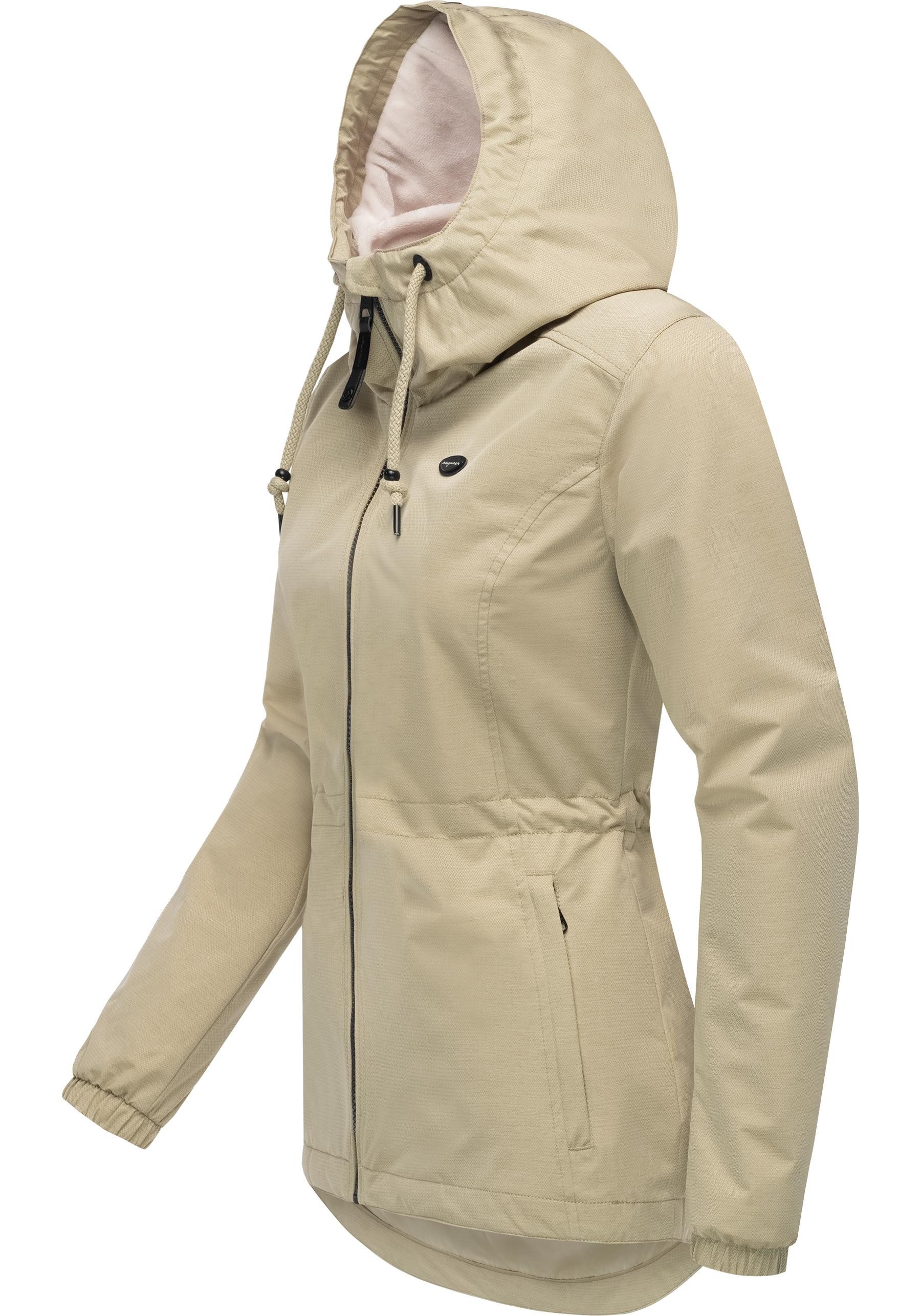 Ragwear Outdoorjacke Dankka Tech Stylische Damen Übergangsjacke aus wasserdichtem Material