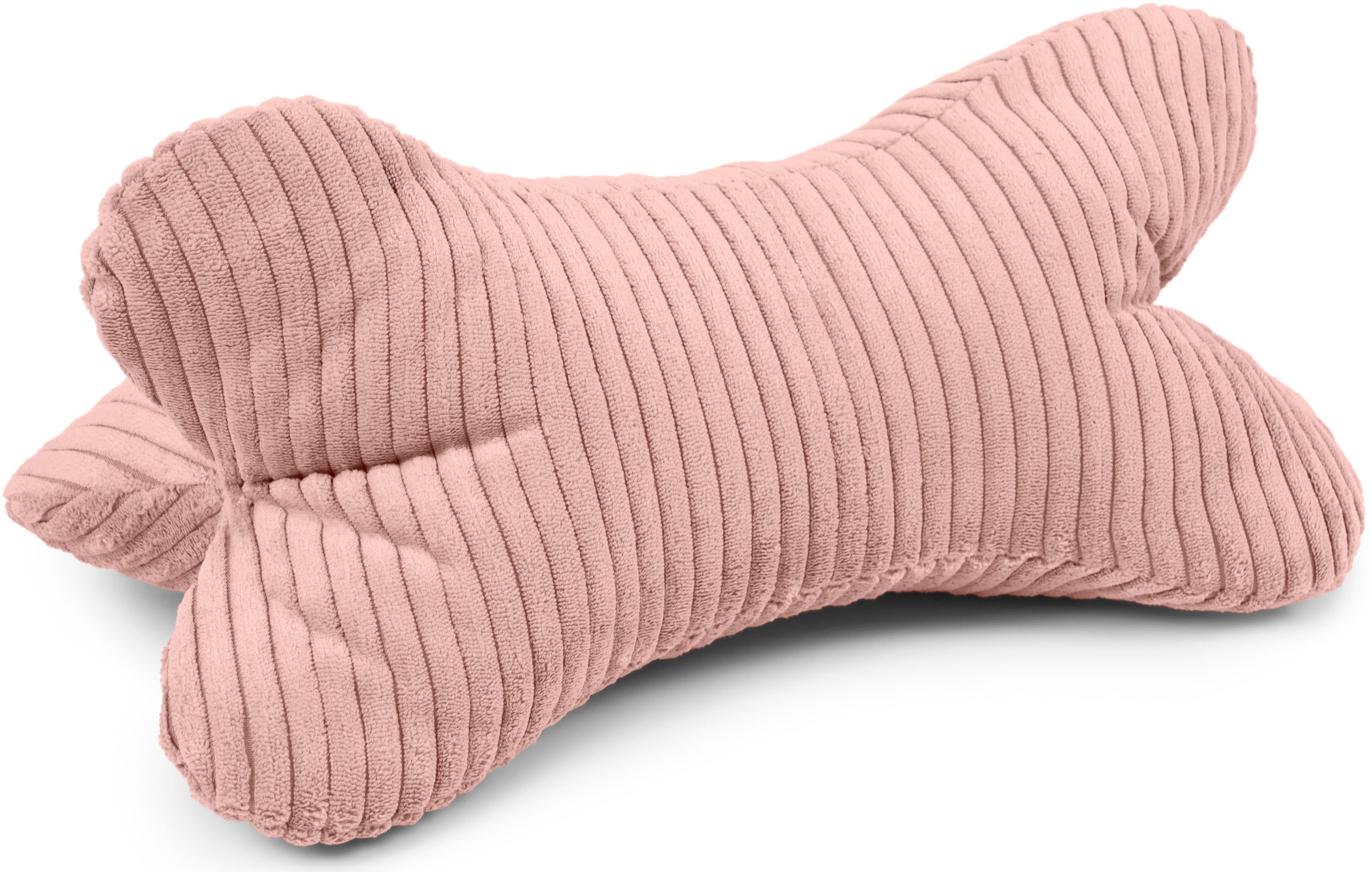 Amilian Nackenkissen - Leseknochen ca. 44x22 cm - Knochenkissen - Lesenknochenkissen, waschbar, Buch- und Tabletstütze - Lesekissen zum Relaxen, Knochenkissen zum Lesen - Knochenform Kissen - Nackenkissen