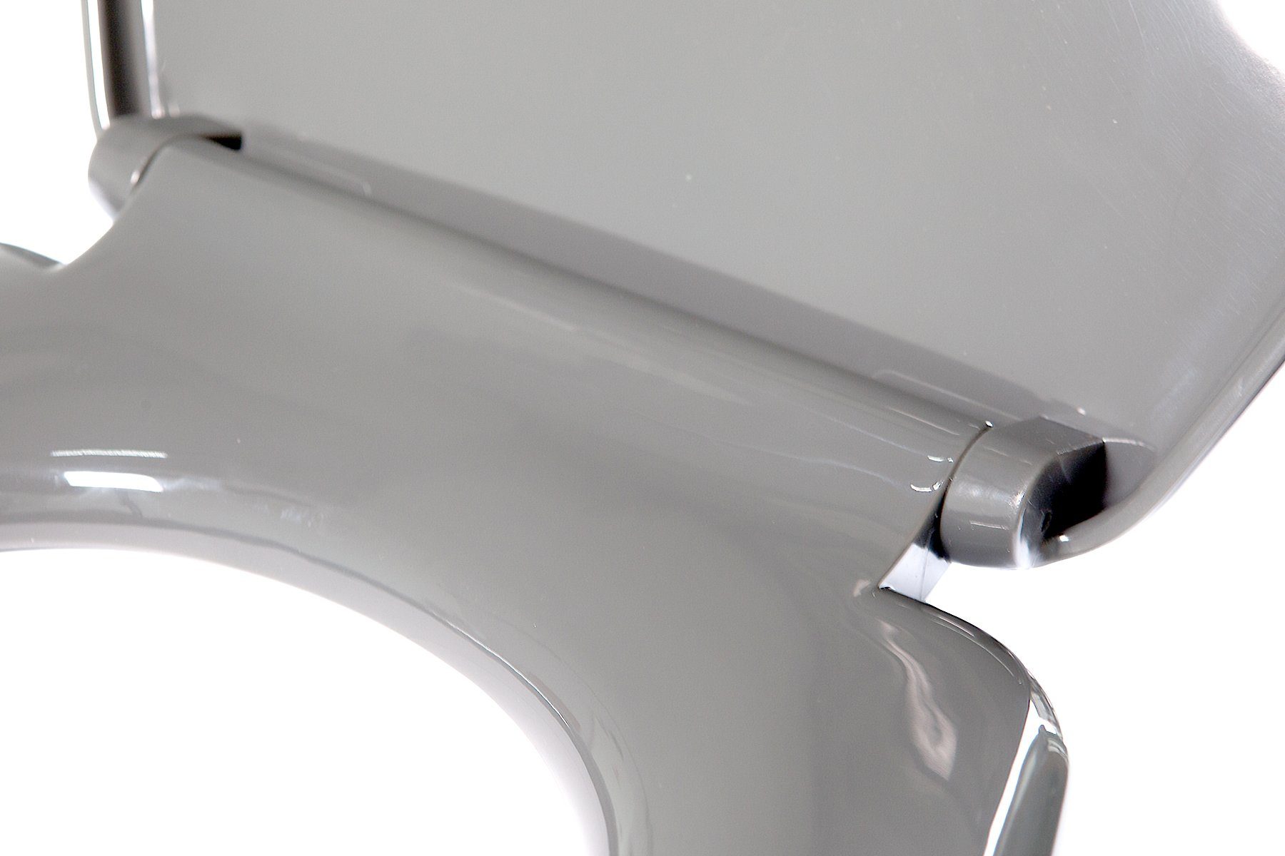 Jet-Line WC-Sitz WC Sitz mit Softclose Toilettensitz in grau WC Dec