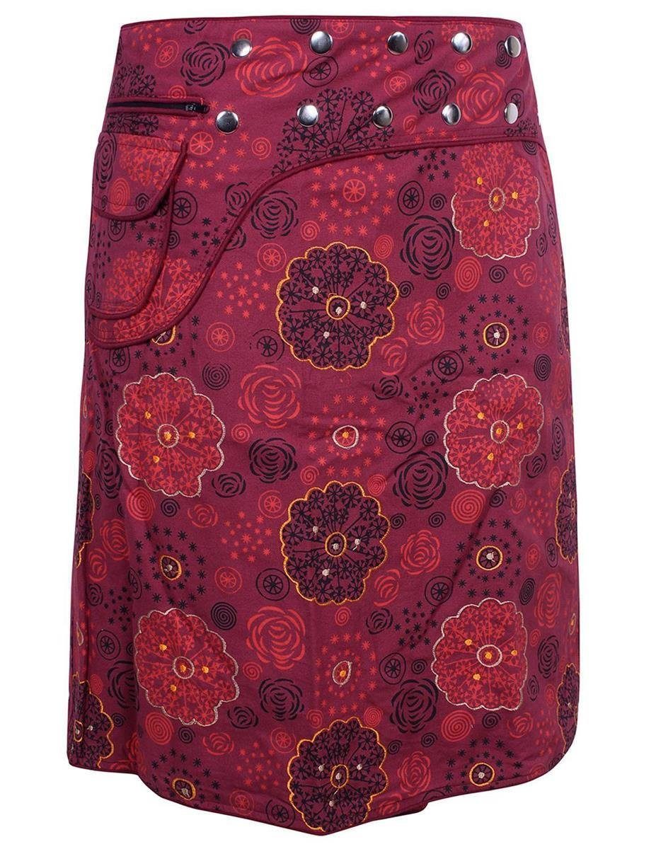 Vishes Wickelrock Rock Wickeln Druckknöpfe Sidebag günstig online kaufen