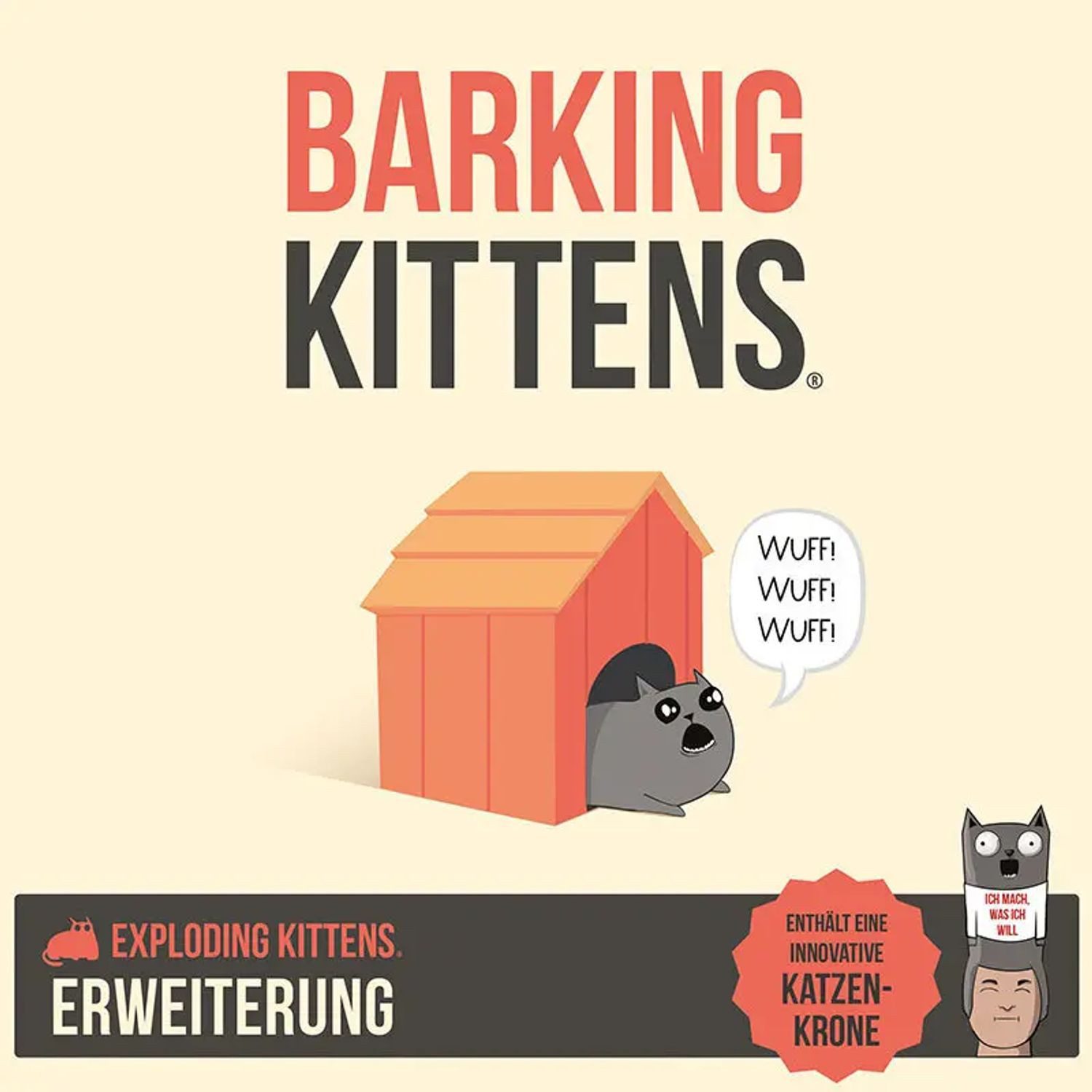 Exploding Kittens Spiel Exploding Kittens - Barking Kittens
