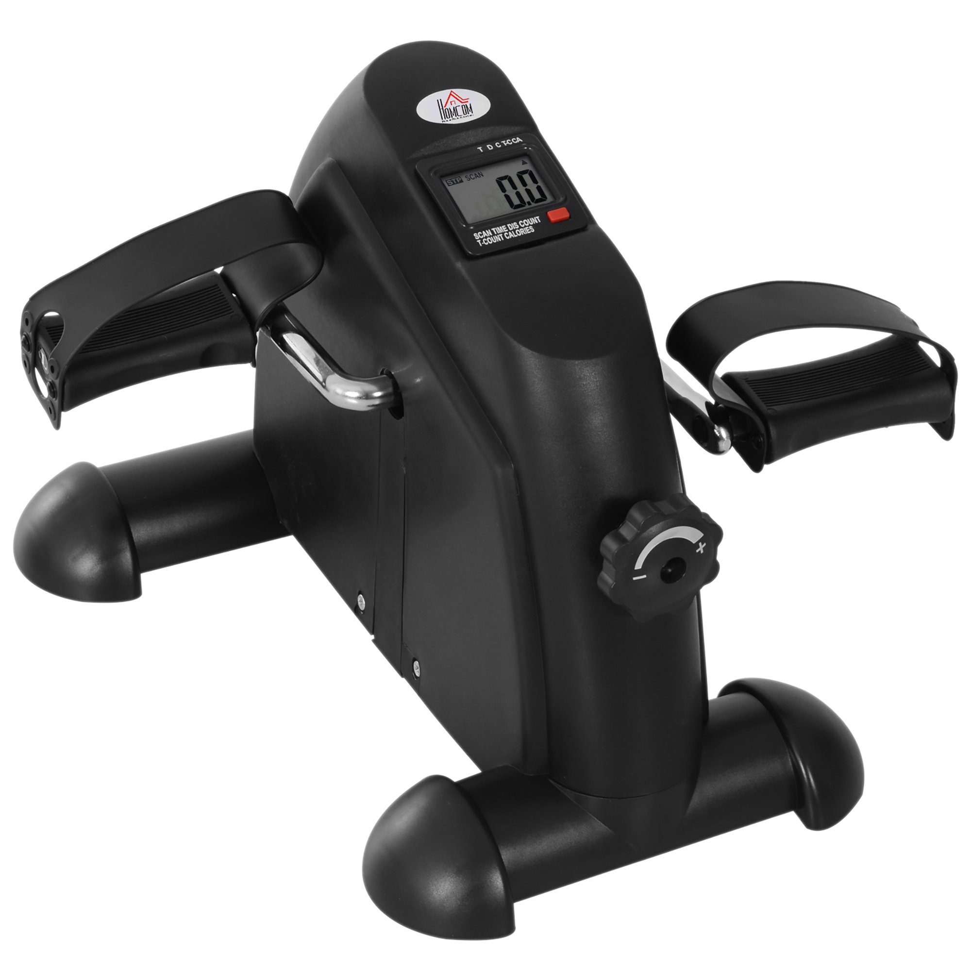 HOMCOM Heimtrainer Pedaltrainer mit LCD-Display