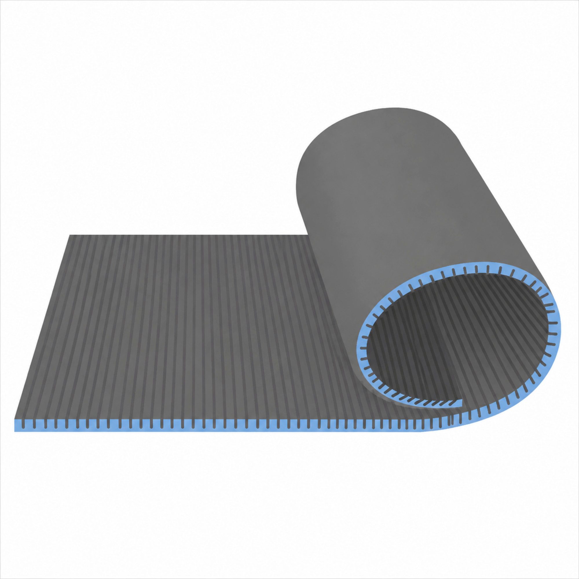 ART OF BAAN Dämmplatte Flexible XPS Bauplatte 2440 × 600 × 30 mm geschlitzt für Rundungen Bad