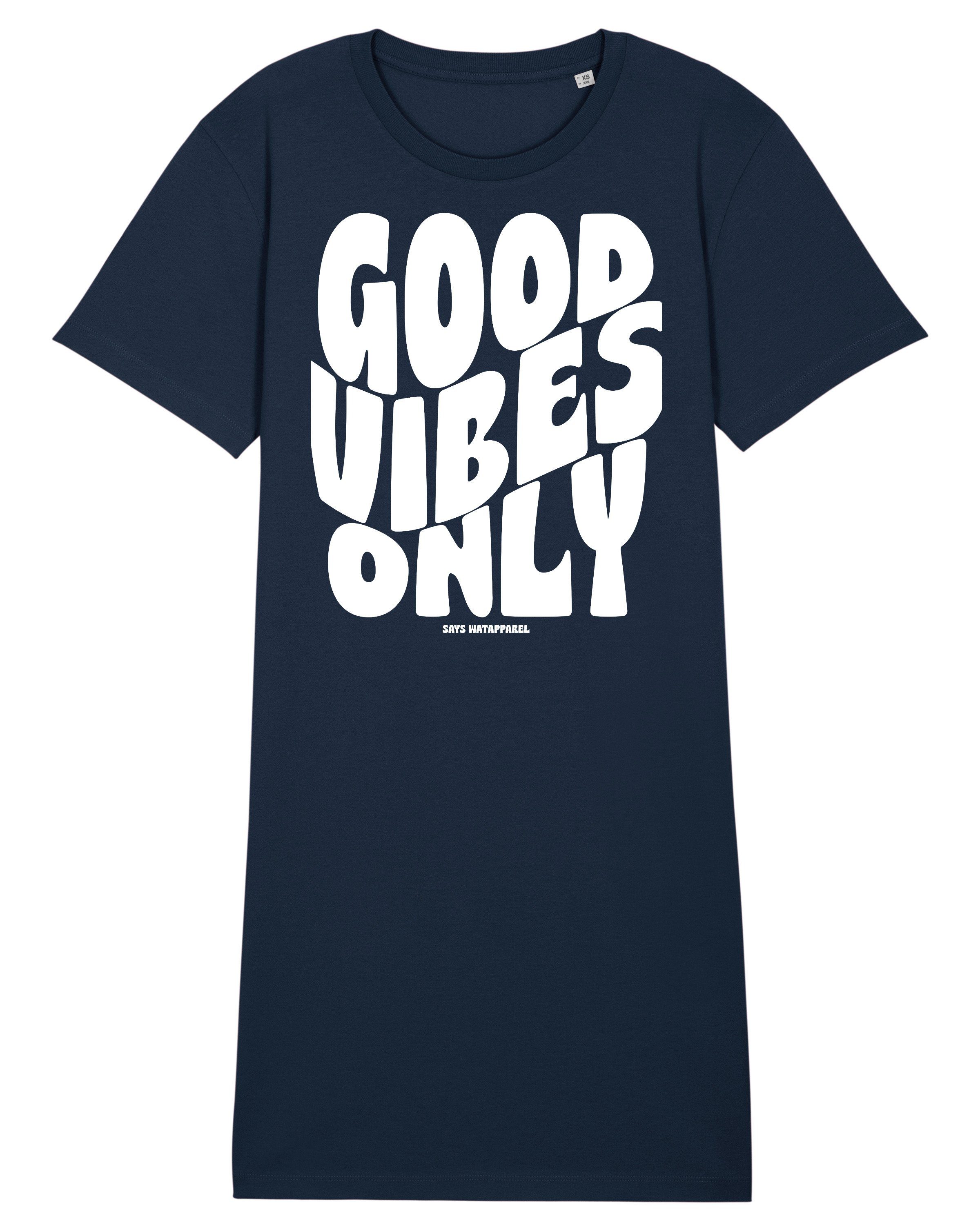 (1-tlg) Good Apparel Print-Shirt wat? vibes only dunkelblau