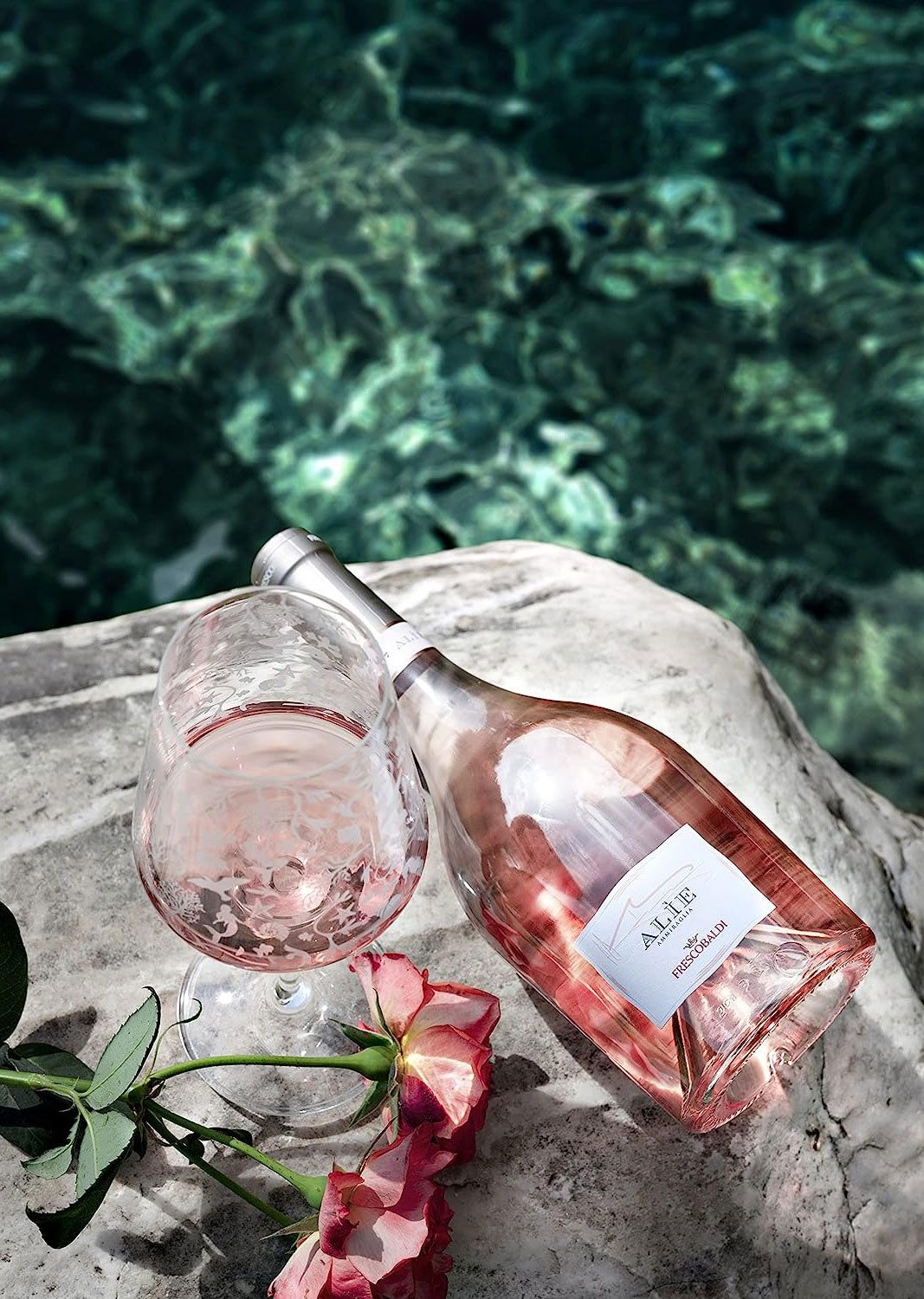Coba Glas Exklusives 6er-Set ALÌE Frescobaldi Weingläser – Edles Design für Rosé