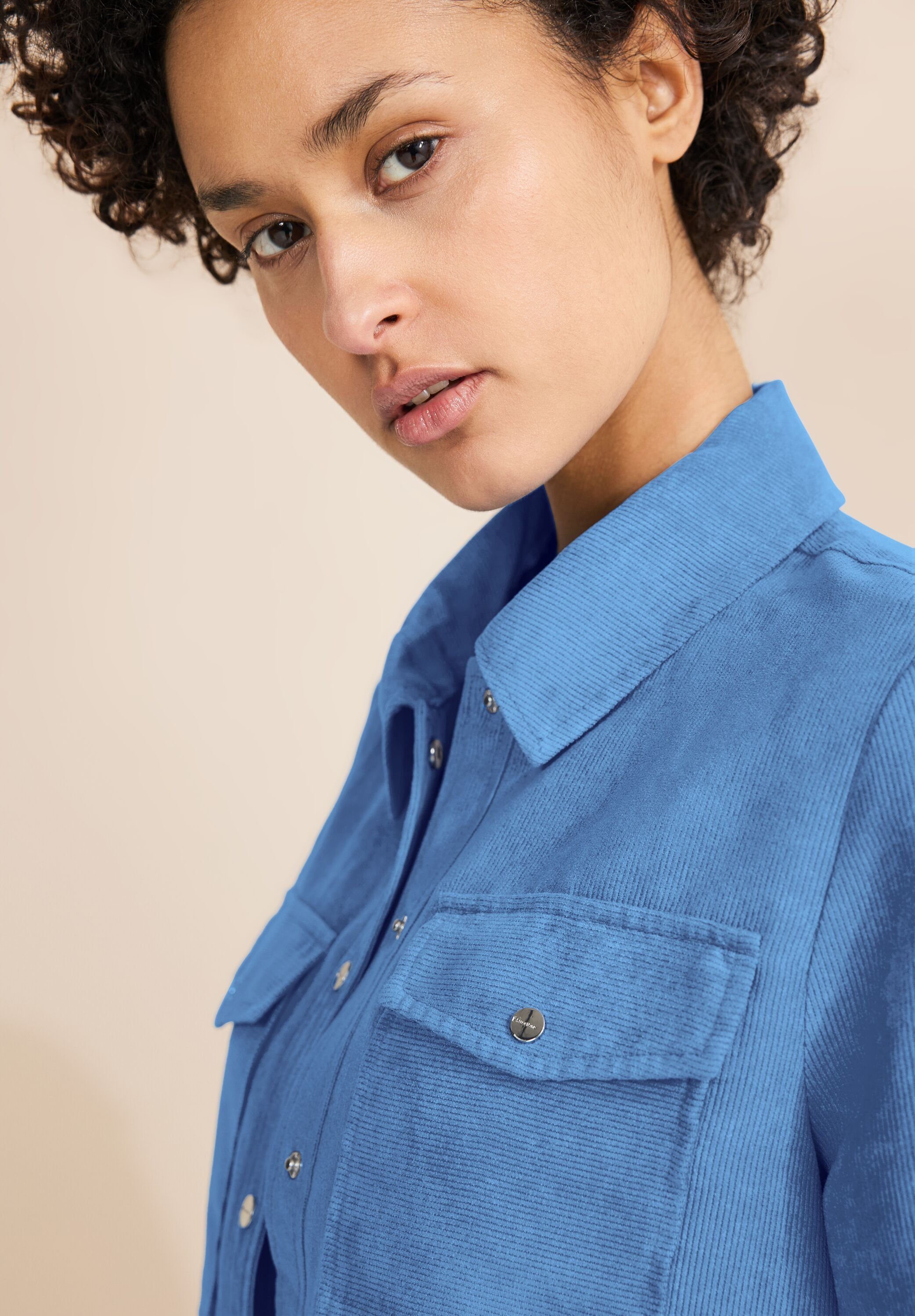 STREET ONE Cordjacke in Unifarbe