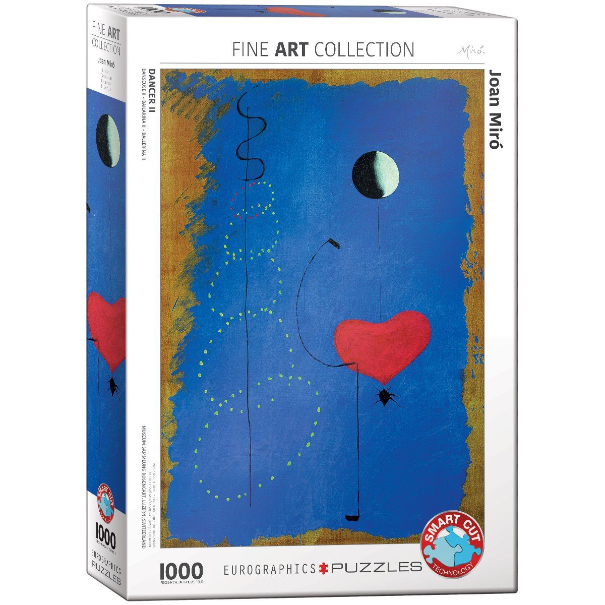 EUROGRAPHICS Puzzle Miró, Joan Puzzleteile EuroGraphics Ballerina von 1000 II 6000-0854