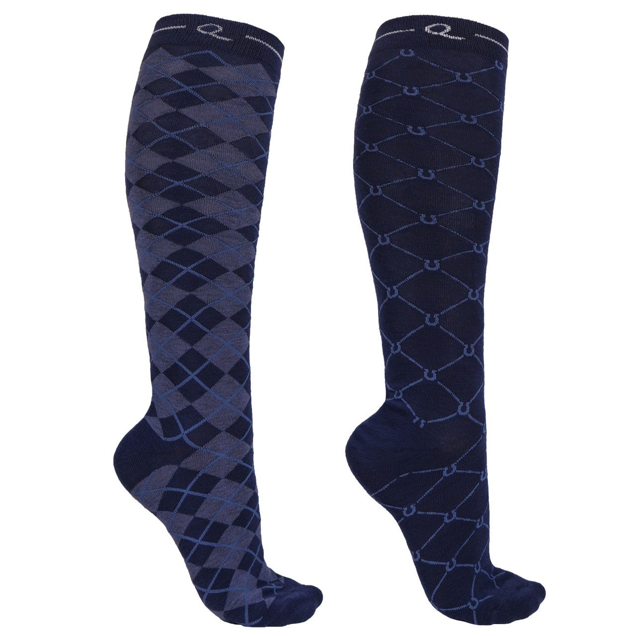 QHP Reitstrümpfe Kniestrümpfe Classic (2er-Pack)