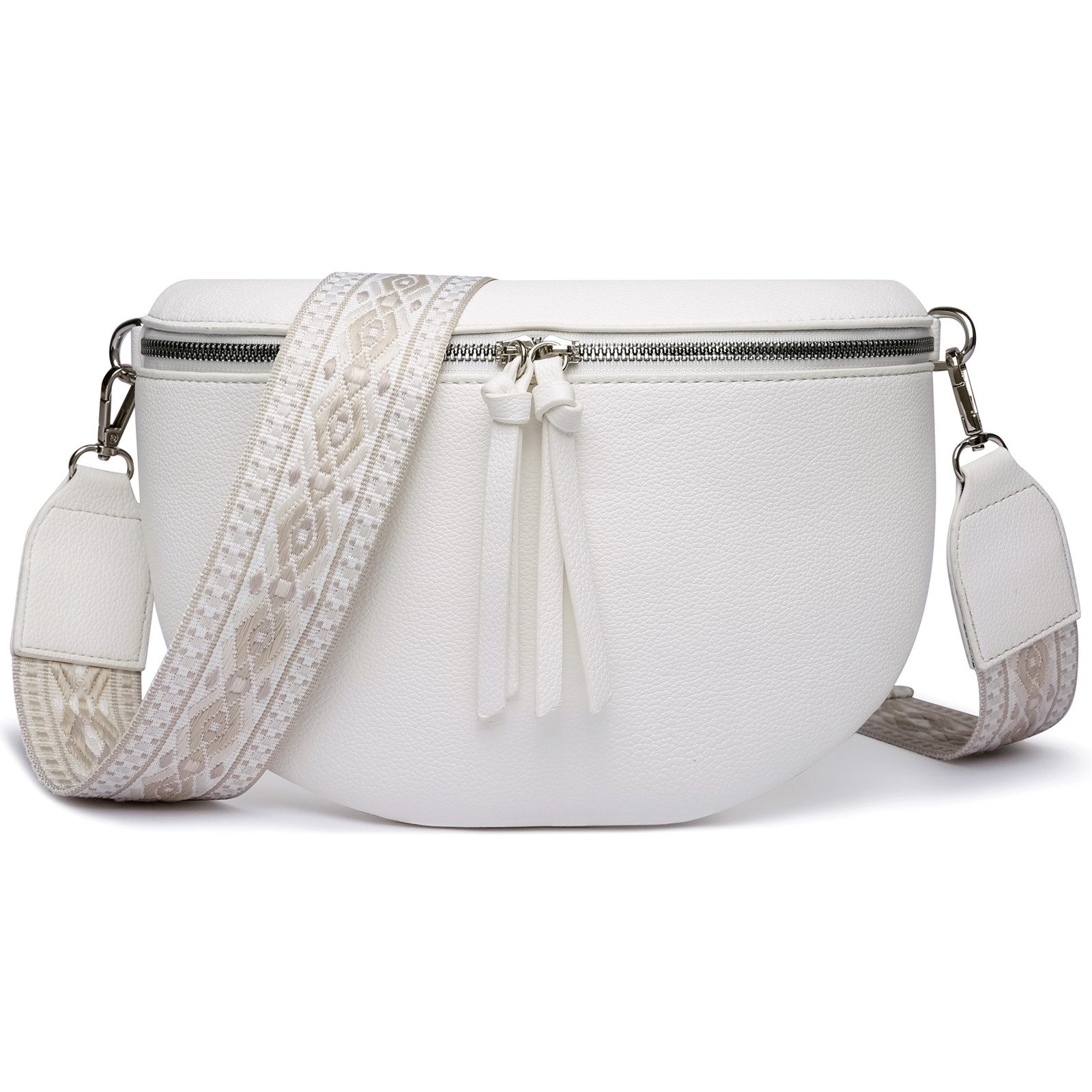 Fomax Bauchtasche aus Kunstleder, Damen Umhängetasche, mit Schulterriemen günstig online kaufen