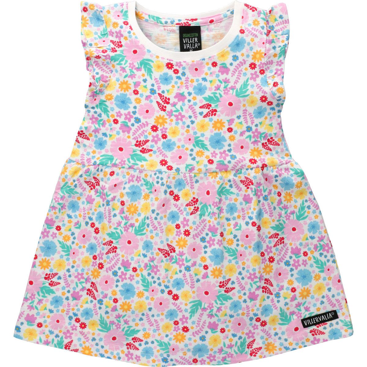 Villervalla Jerseykleid Blume Mädchen (1-tlg) Bekleidung, Outfit, Dress, Robe, Sommerkleid