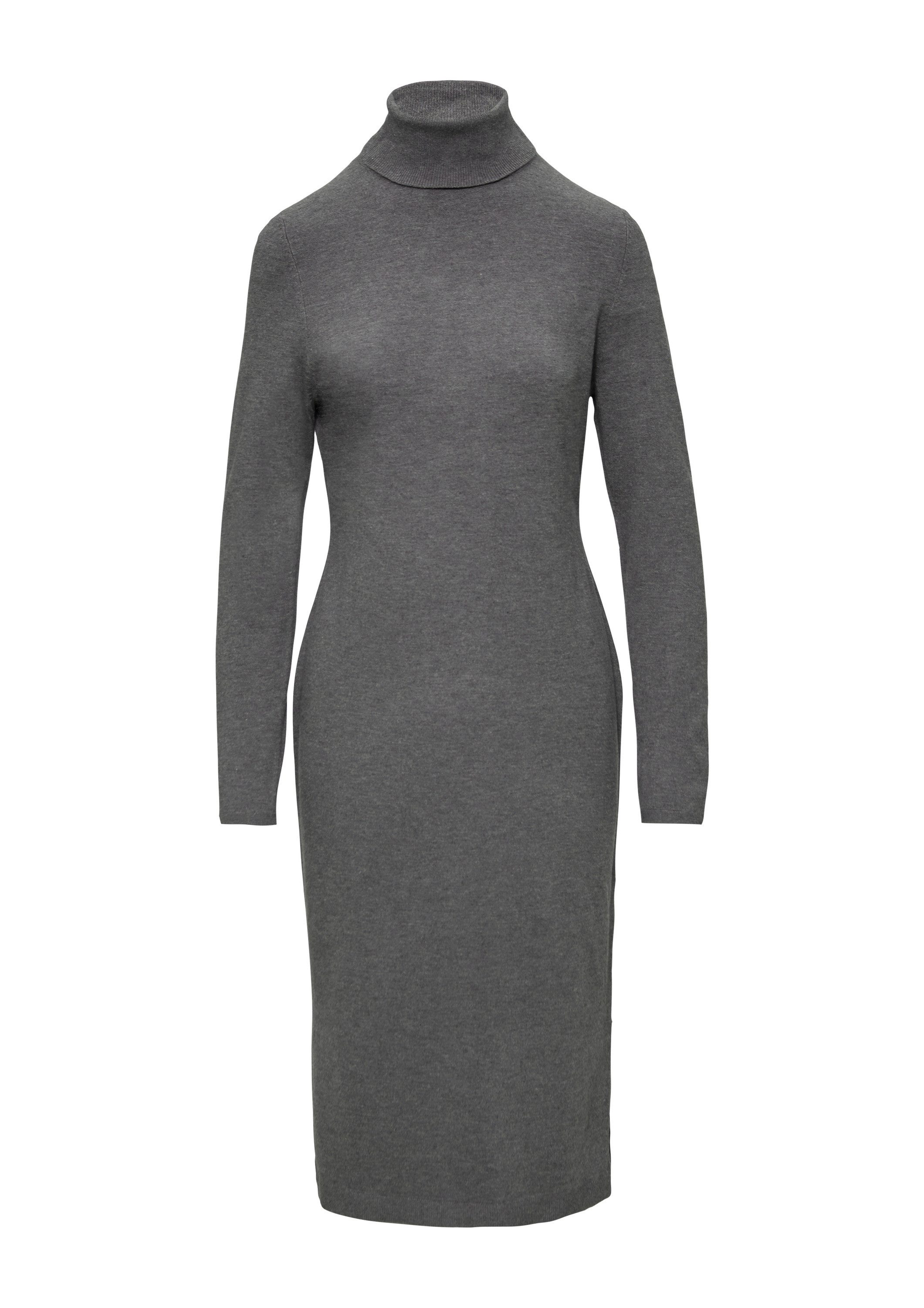s.Oliver Midikleid Kleid Strickkleid im Viskosemix