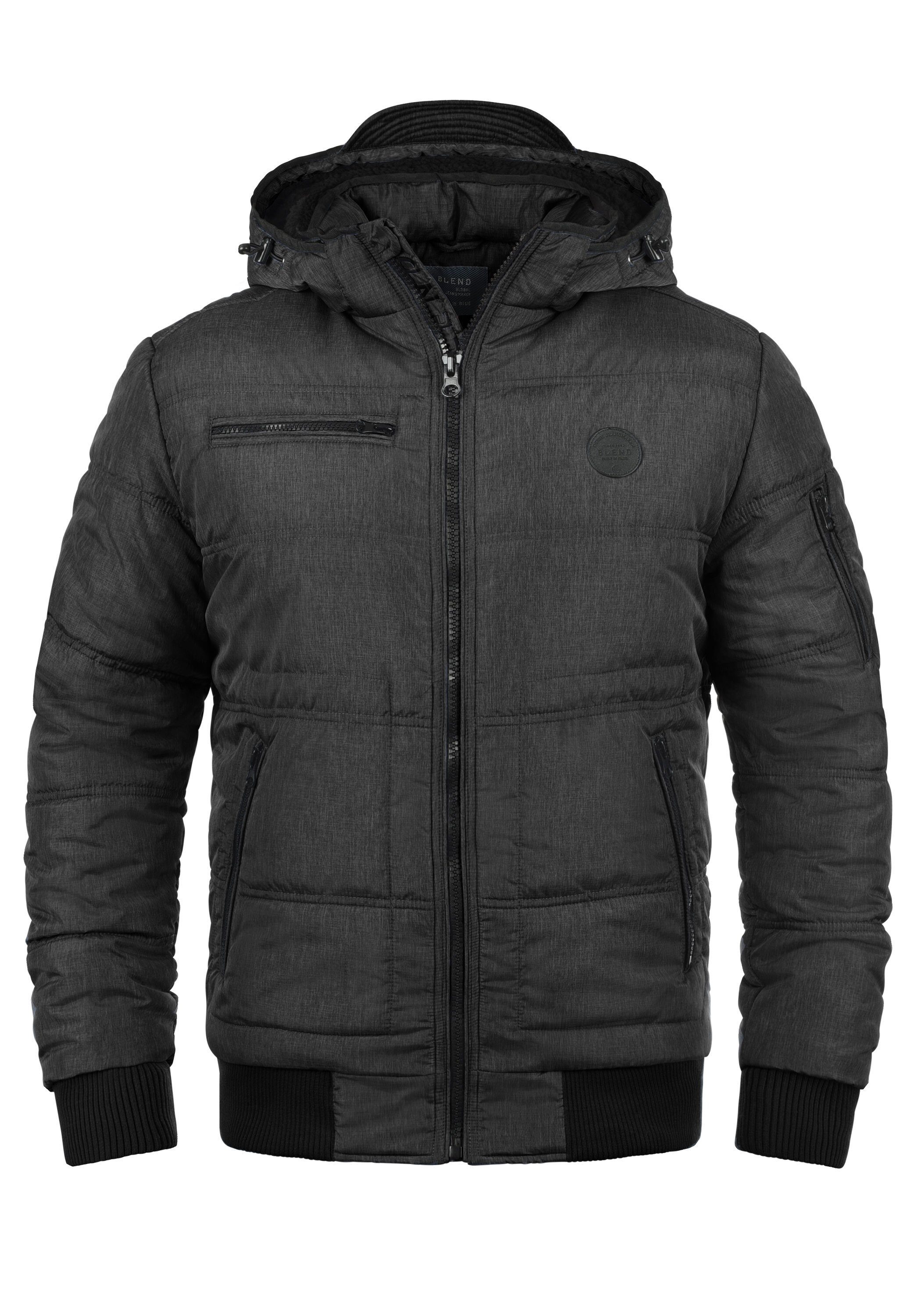 Blend Steppjacke BHBoris Winterjacke mit abnehmbarer Kapuze und Teddyfutter