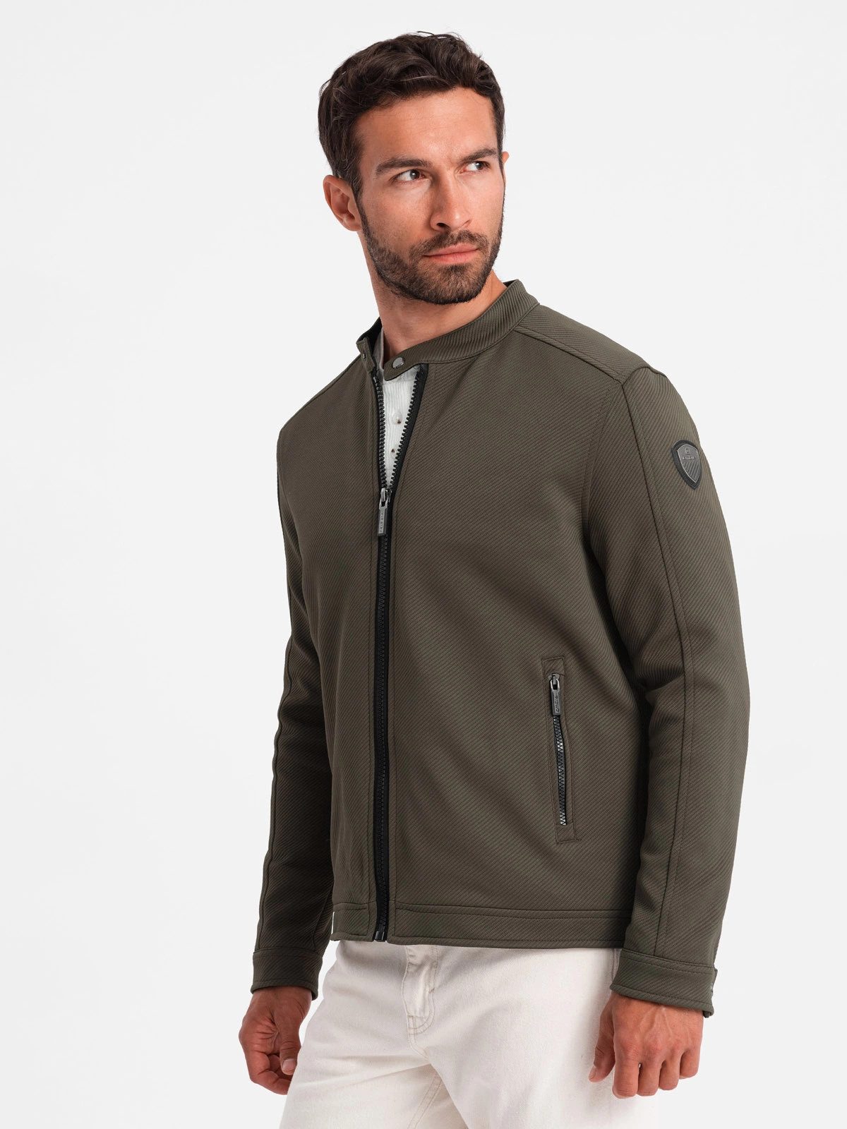 OMBRE Bikerjacke BIKER-Jacke für Herren aus günstig online kaufen