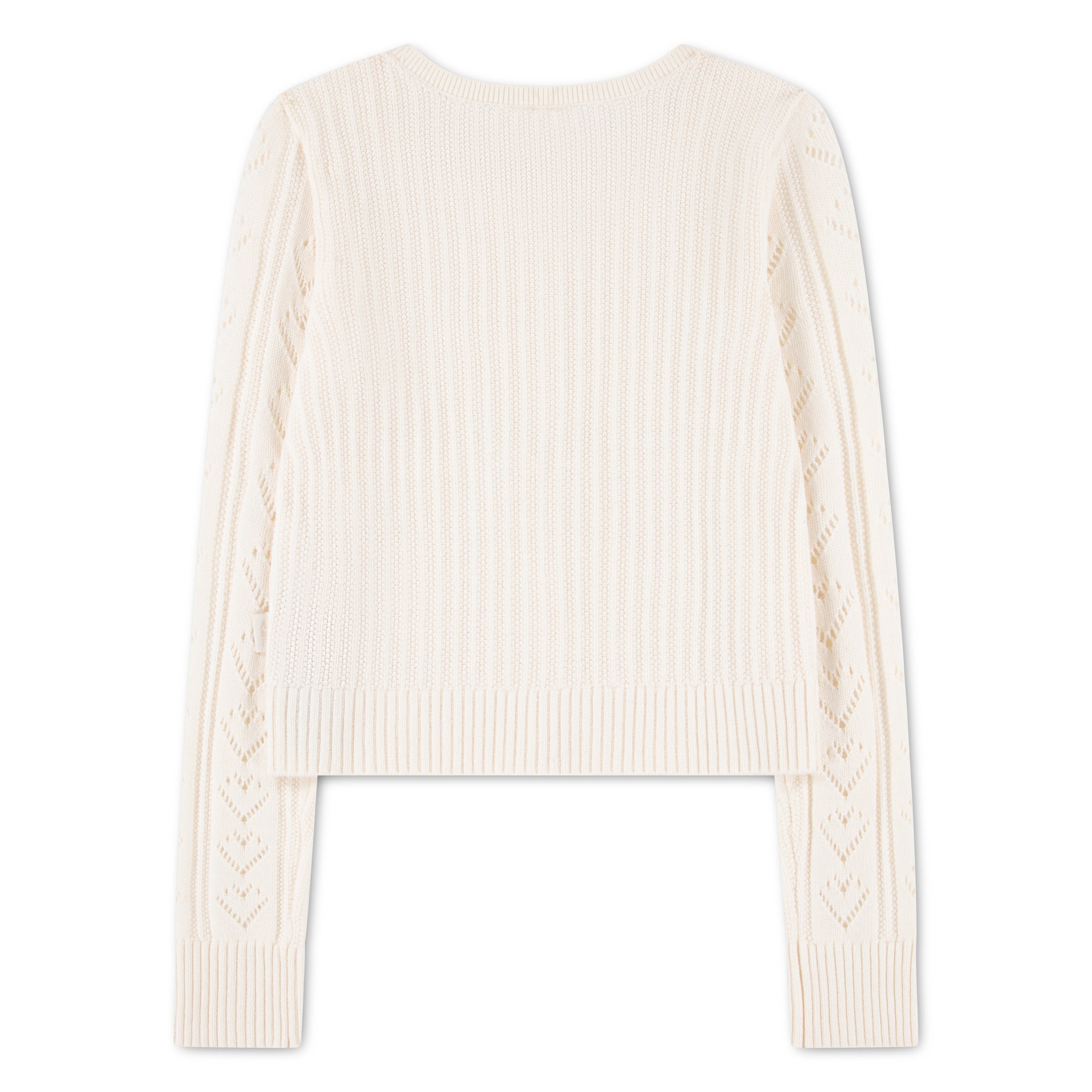 Abercrombie Kids Strickpullover AFG BABYDOLL HEART STITCH SWEA mi angedeutetem Knopfverschluss – Bild 3 von 4