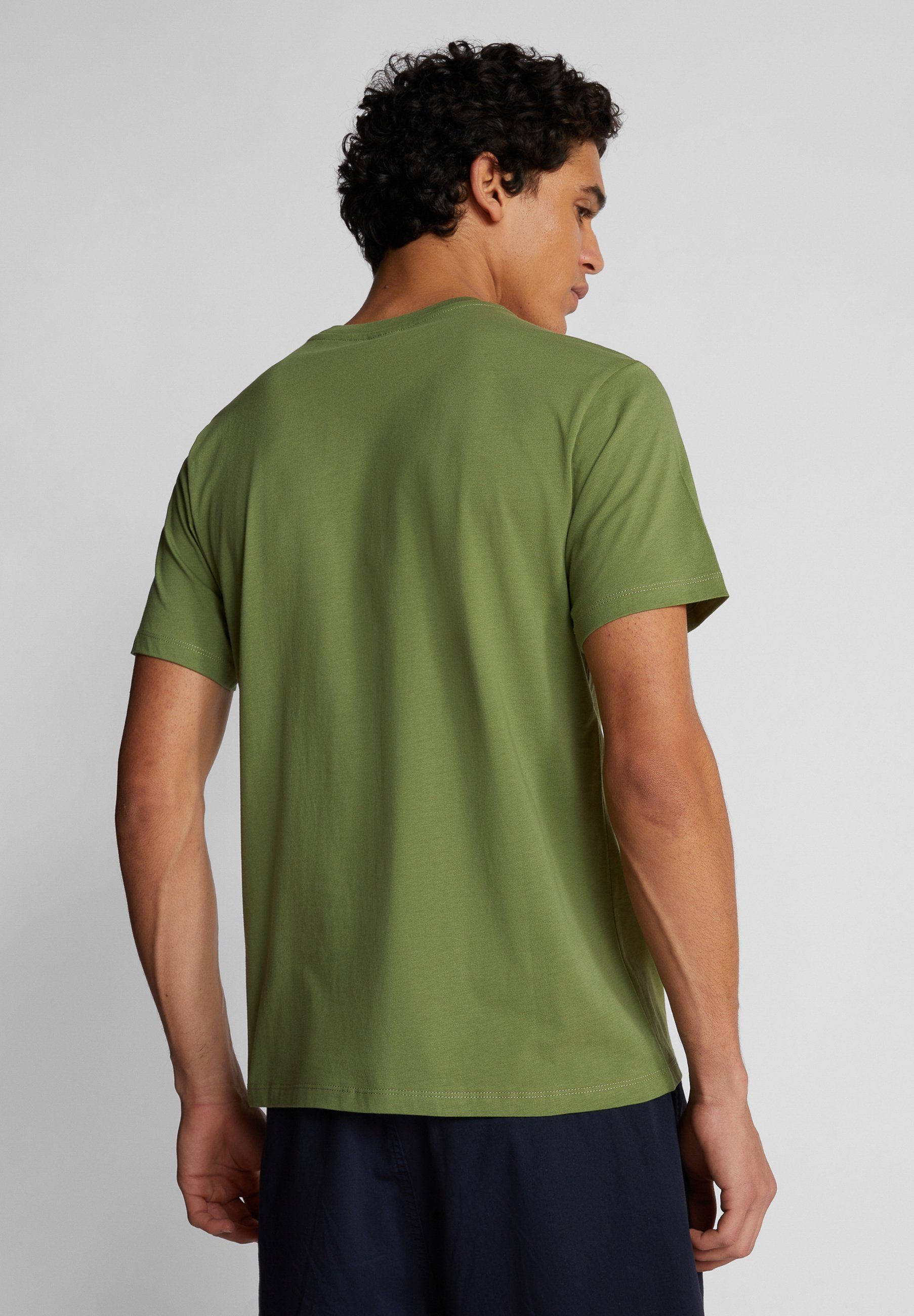 North Sails T-Shirt OLIVE T-Shirt Schriftzug mit GREEN