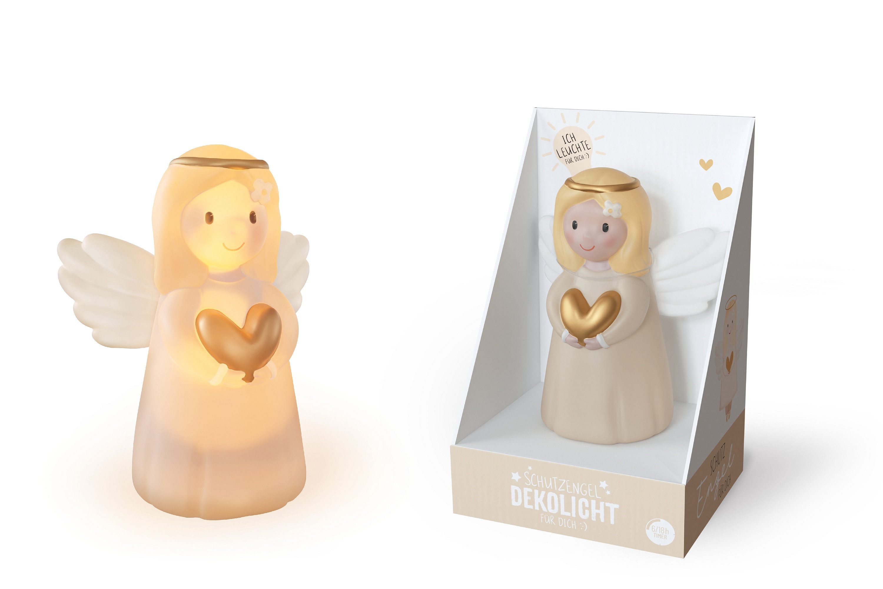 La Vida LED Nachtlicht LED Nachtlicht Kinder Lampe Notlicht Geschenk la vida Schutzengel