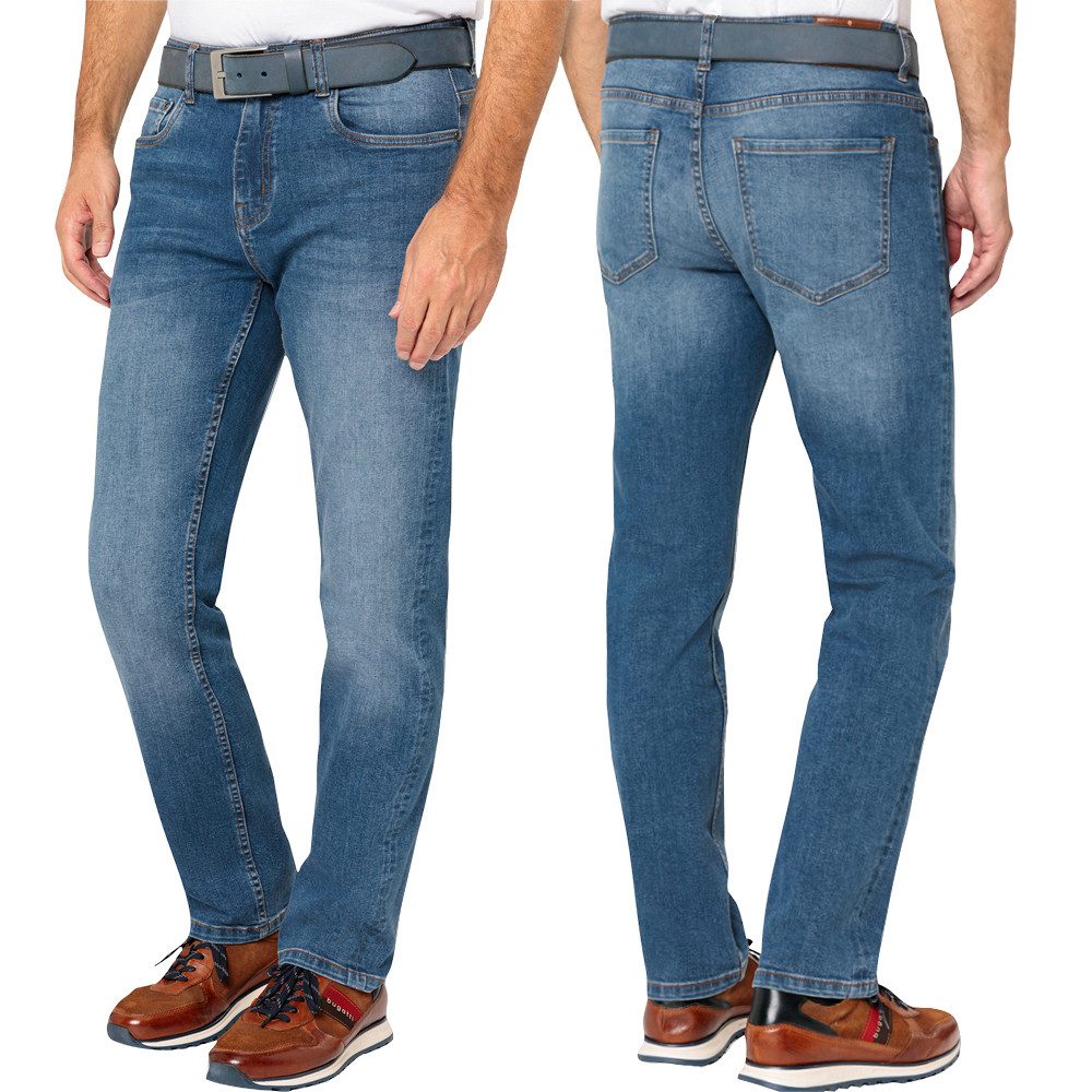 Stone Rich 5-Pocket-Jeans (Spar-Set, 3er-Pack) Strapazierfähiges Denim-Stretch-Gewebe mit dehnbarerm Komfortbund