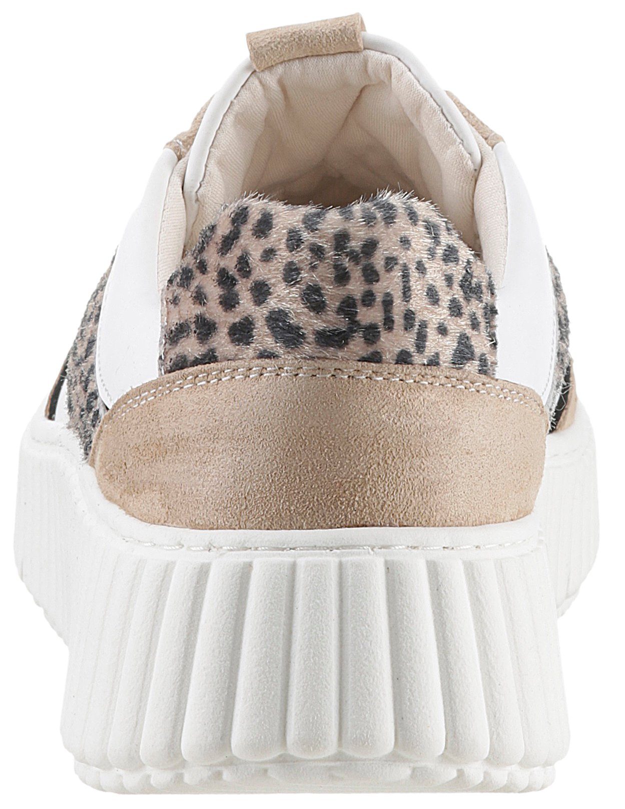 Tamaris Plateausneaker im Material-Mix, Freizeitschuh, Halbschuh, günstig online kaufen