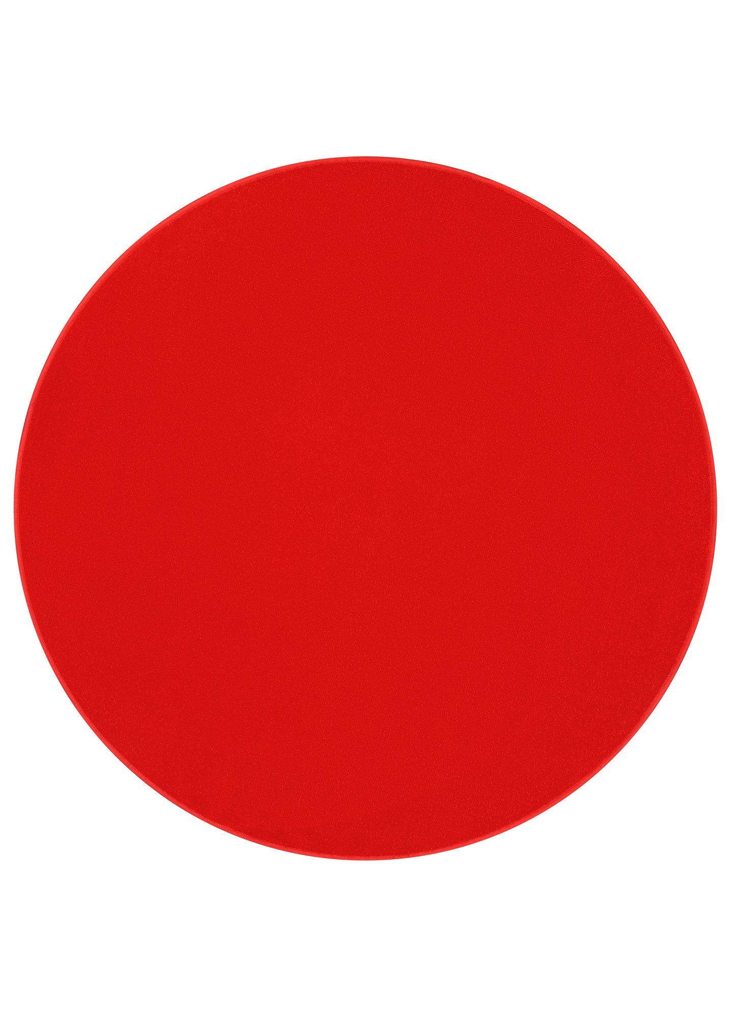 Tapiso Outdoorteppich MONO, rund, Höhe: 6 mm, Kurzflor Indoor Outdoor Einfarbig