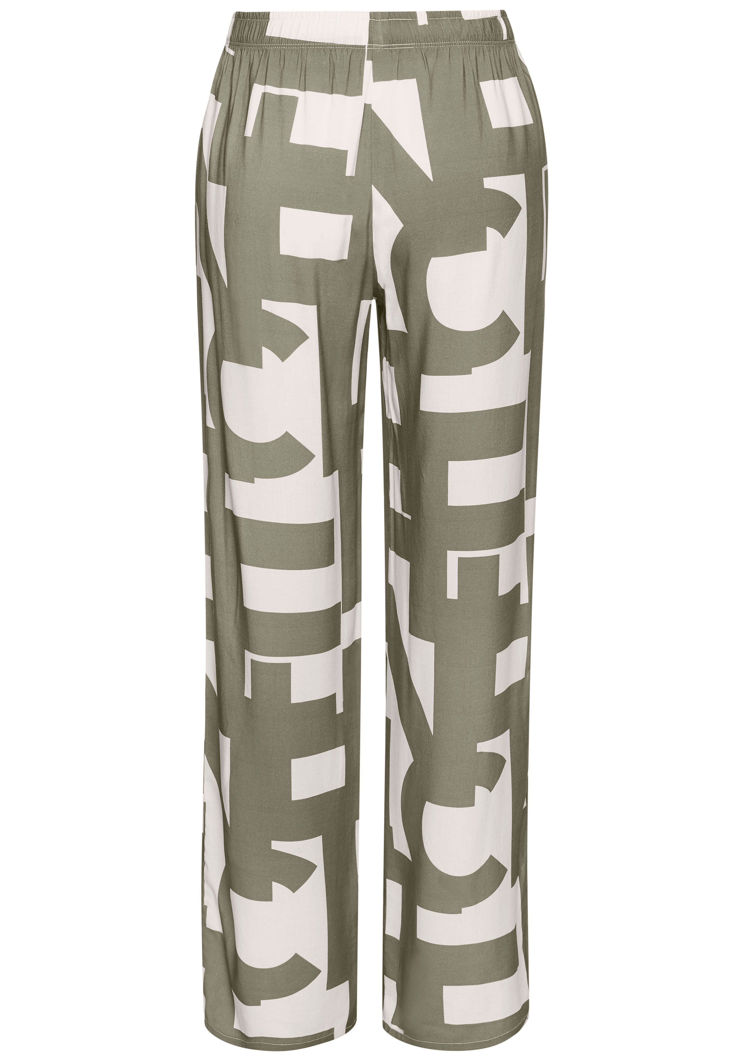 French Connection Pyjamahose Gewebte Hemdenqualität aus Viskose