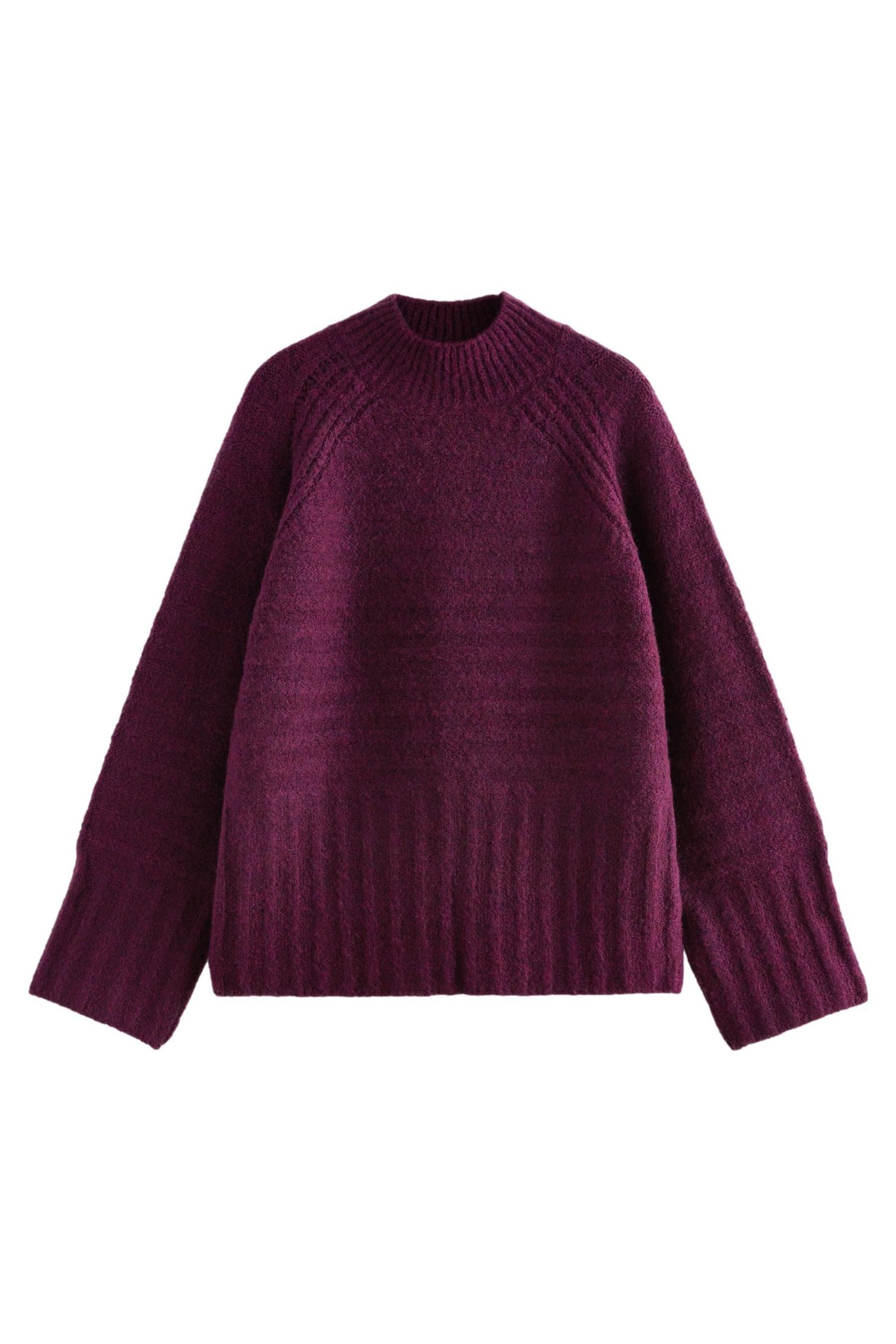 Next Stehkragenpullover Strukturierter Strickpullover mit Stehkragen günstig online kaufen