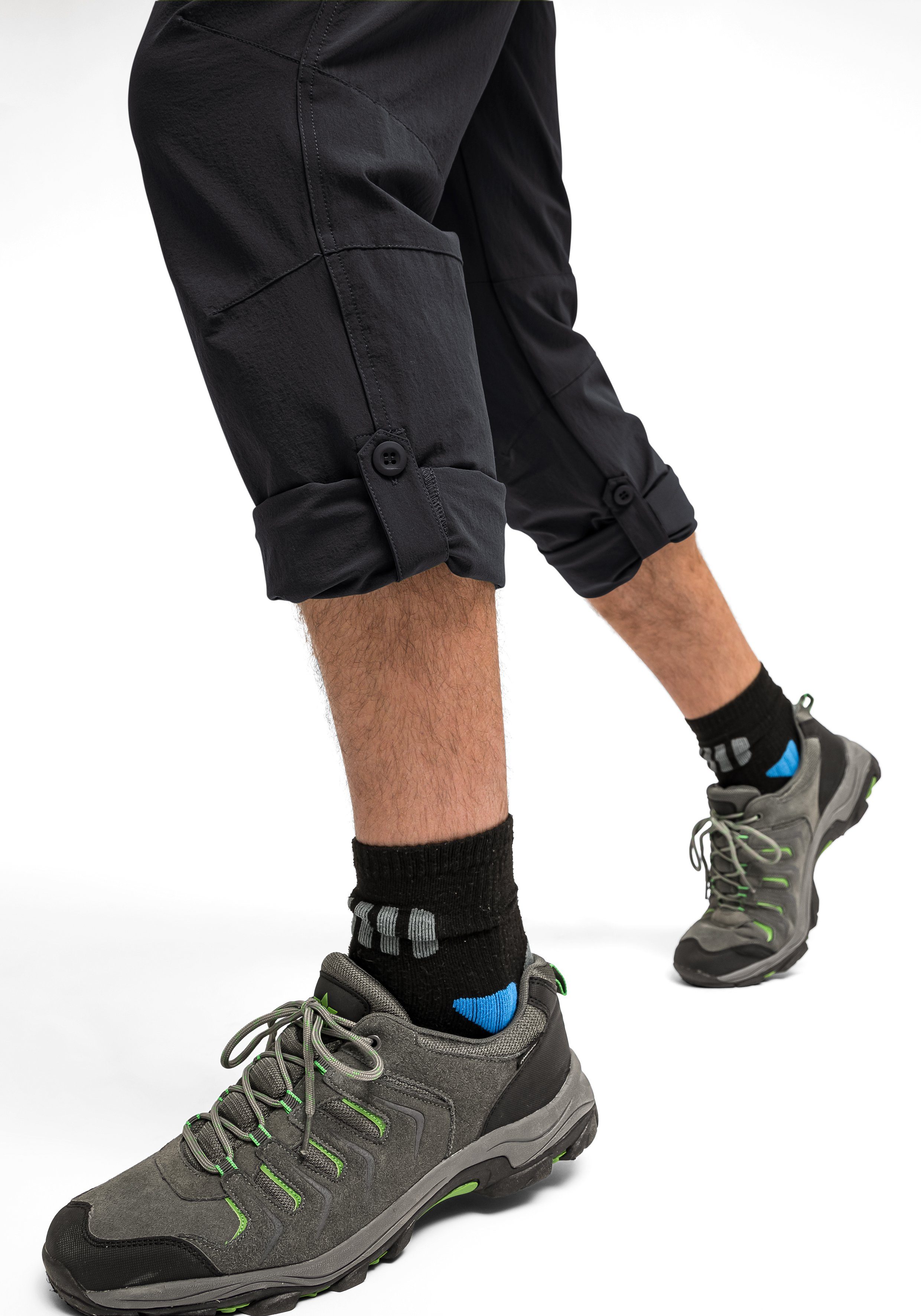 Maier Sports Funktionshose Nil Herren Wanderhose, atmungsaktive Outdoor-Hose mit Roll up Funktion