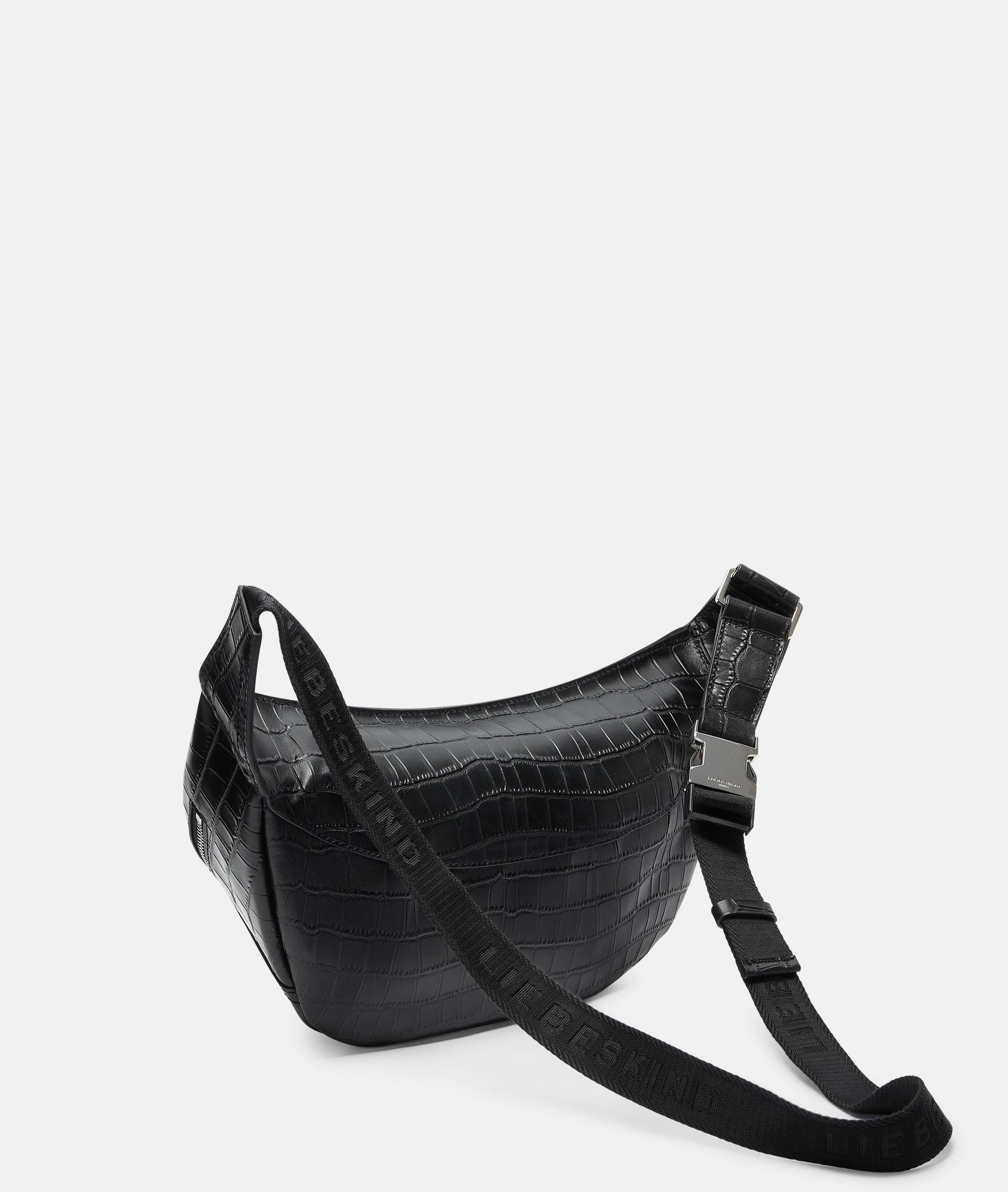 Liebeskind Berlin Gürteltasche Kroko Chudy Belt-Bag, Große Gürteltasche aus Leder in Kroko-Optik