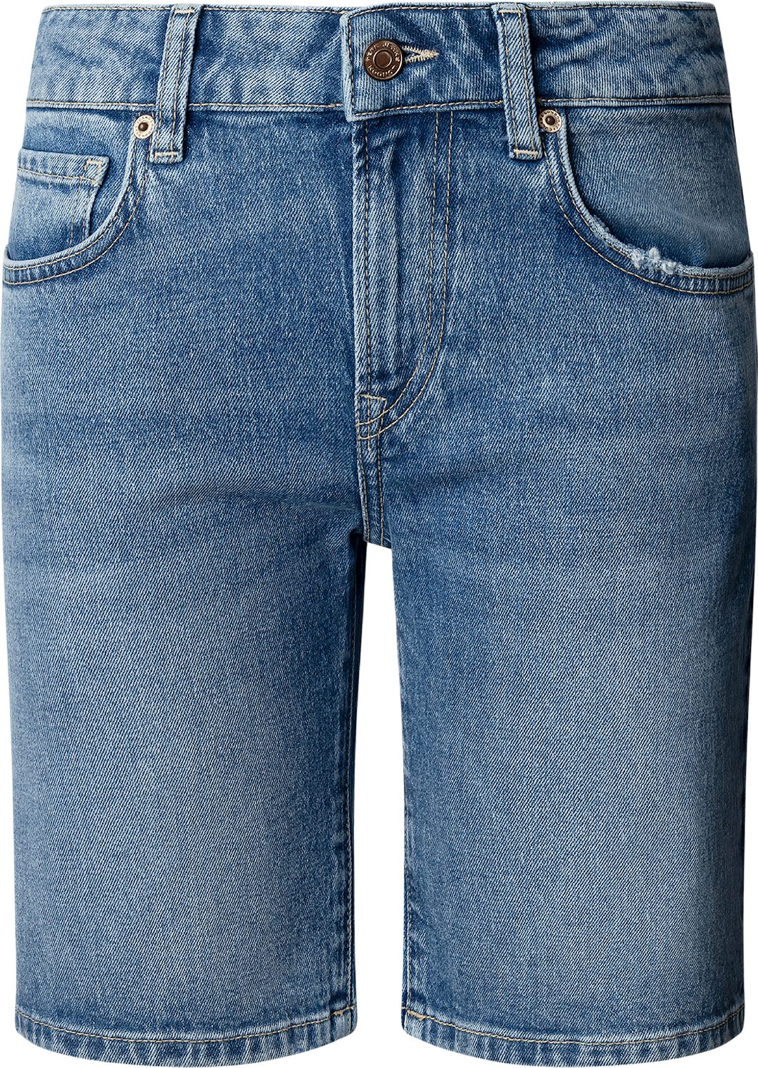 Pepe Jeans Jeansshorts FITTED SHORT MW POPPY aus Baumwollmix