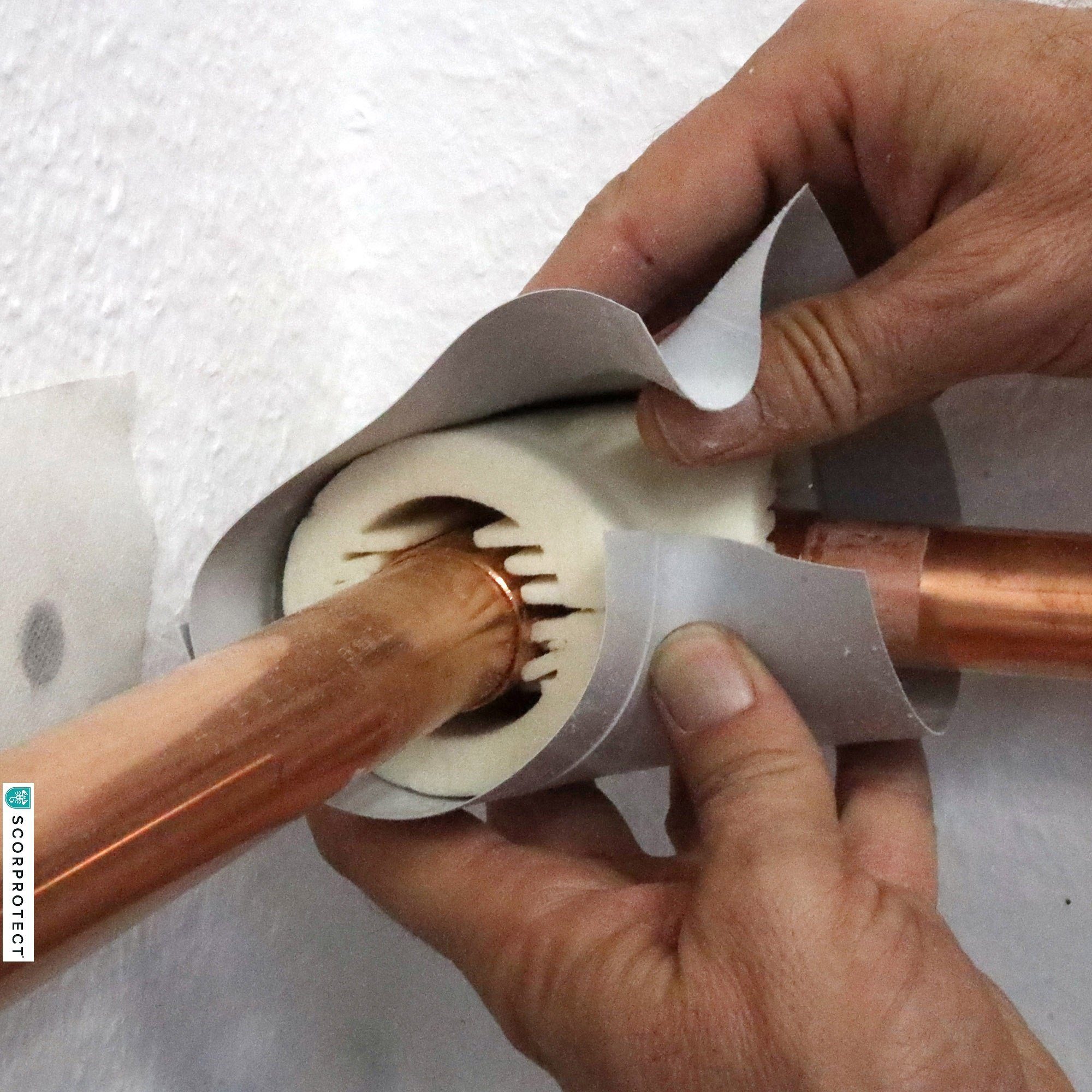Scorprotect® Steinwolle PUR Rohrbögen mit PVC-Ummantelung 90 Grad – Bild 5 von 5