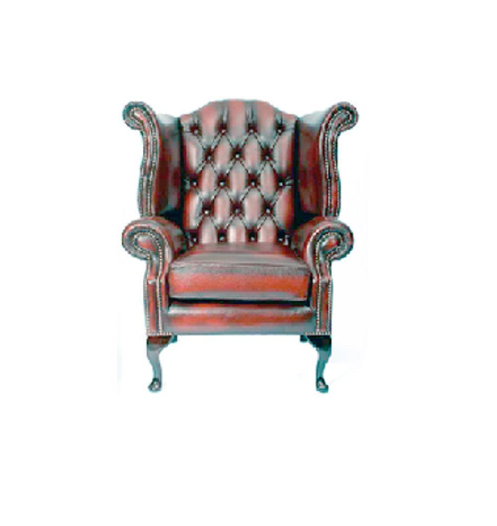 Luxus Sofa Made Neu, JVmoebel Ohrensessel in Grüne Sitzer Chesterfield + Europe 3+1 Sofagarnitur Rot