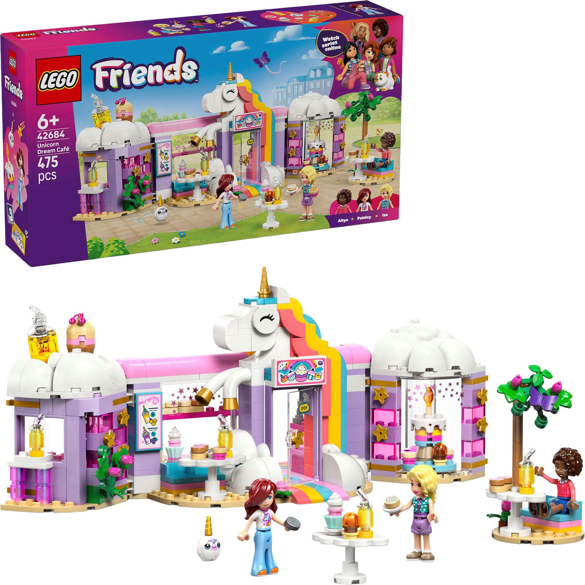 Einhorn-Traumcafé (42684), LEGO Friends Konstruktionsspielsteine