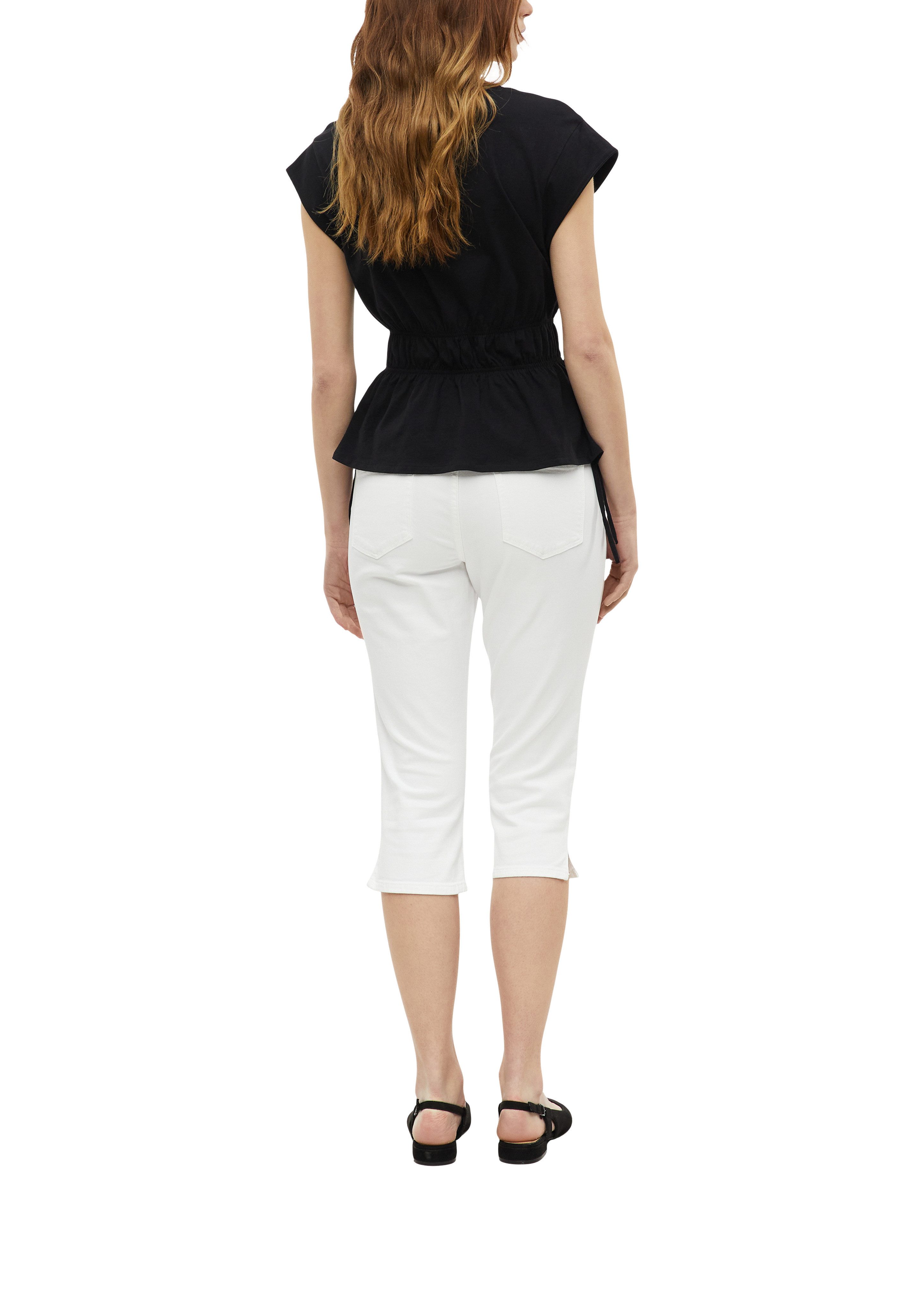 s.Oliver Caprijeans Capri-Sommer-Jeans mit Stretch