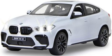 Jamara RC-Auto Deluxe Cars, BMW X6 M 1:14, weiß - 2,4 GHz, mit LED-Lichtern