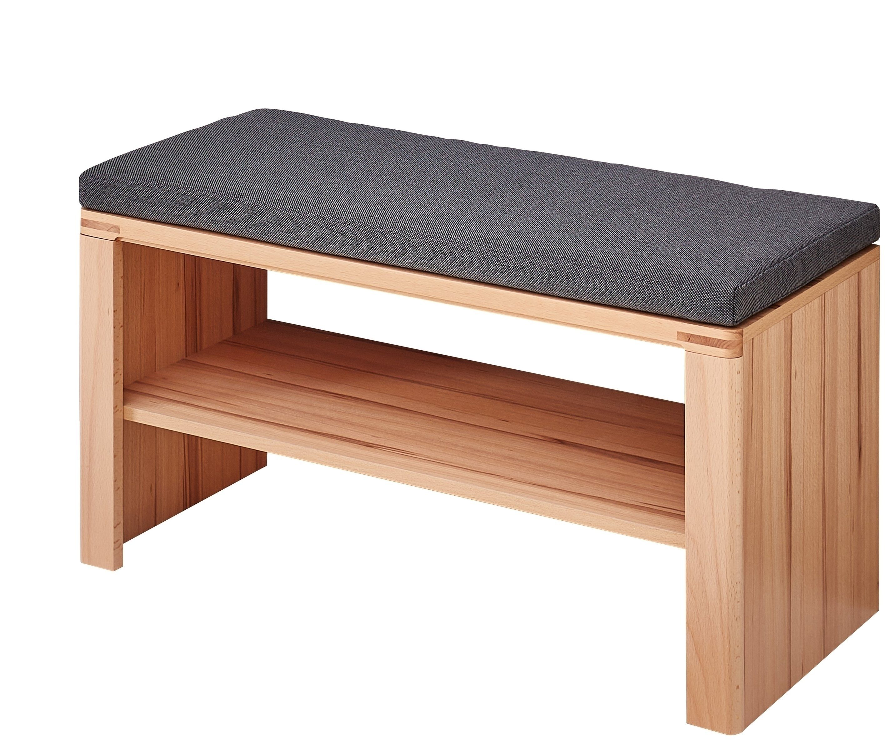 Innostyle Schuhbank inkl. Kissen, 1 Boden, FSC Kernbuche teilmassiv - 90x48x40cm (B/H/T)