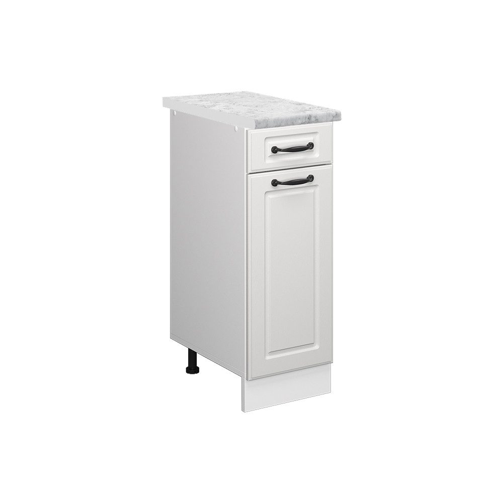 Vicco Unterschrank R-Line, Weiß Landhaus/Weiß, 30 günstig online kaufen