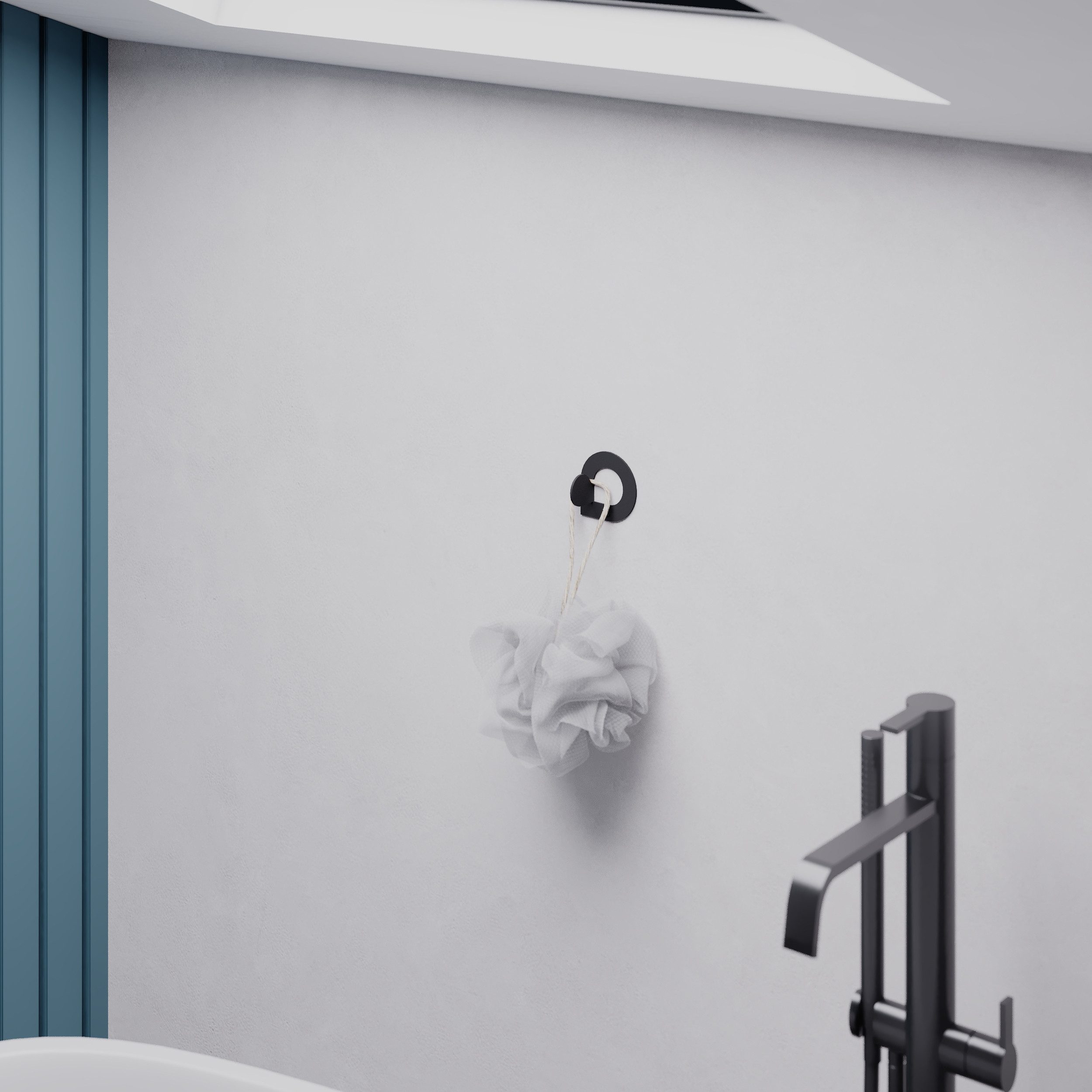 Decortie Wandhaken PINO, Badezimmer, Flur, Küche, (3-St., 1 St., 3 St), METALL WANDHAKEN EINZELN UND DREIFACH